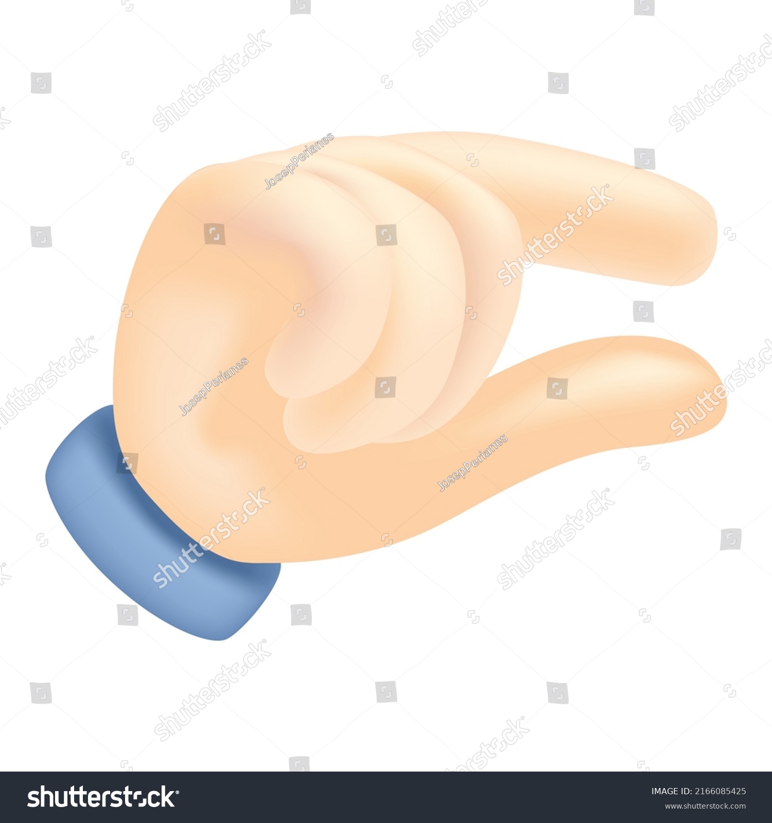 Pinching Hand Emoji Icon Illustration Sign Stock Vector Royalty Free