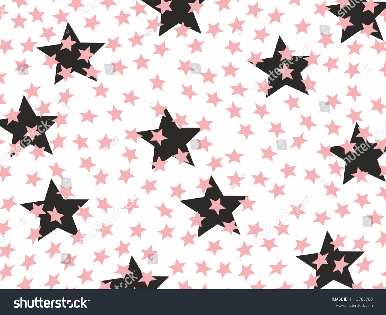 Pink Black Stars Wallpaper Design Concept Stock Vector Royalty Pink Black Stars Wallpaper Design Concept Stock Vector Royalty