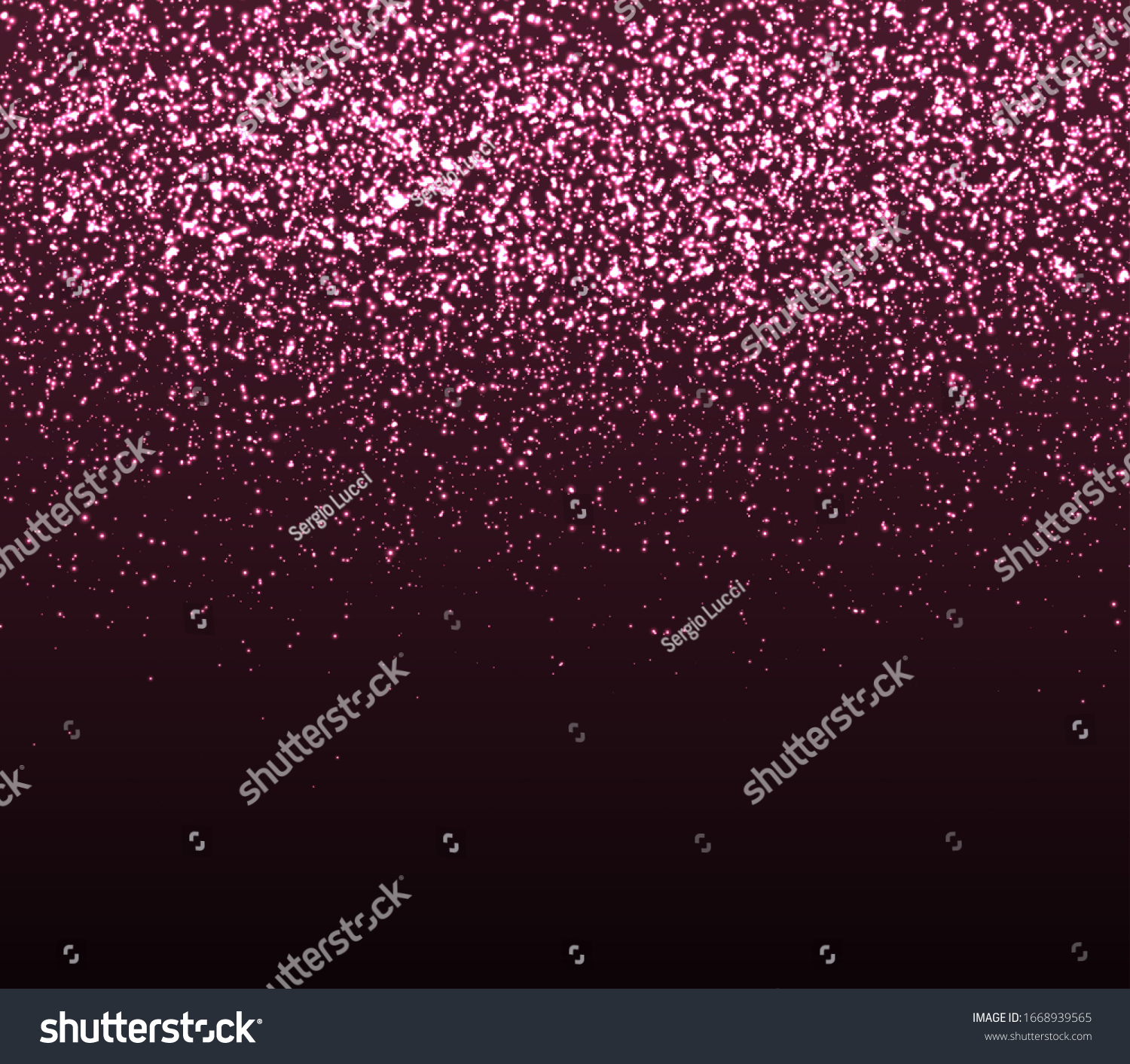 Pink Gold Neon Confetti Glitter Texture Stock Vector (Royalty Free ...