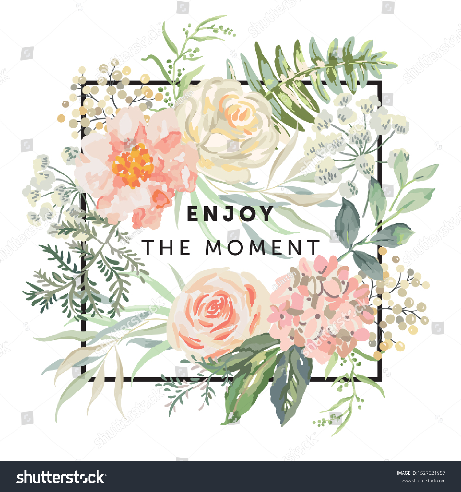 green shirt with pink flowers