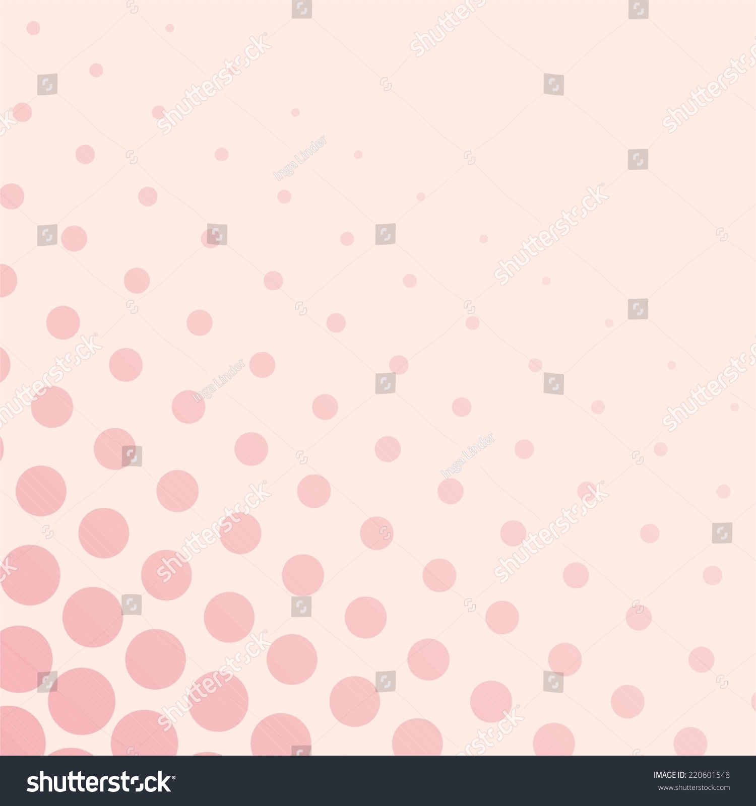 Pink Vector Background Dots Small Big Stock Vector 220601548 - Shutterstock