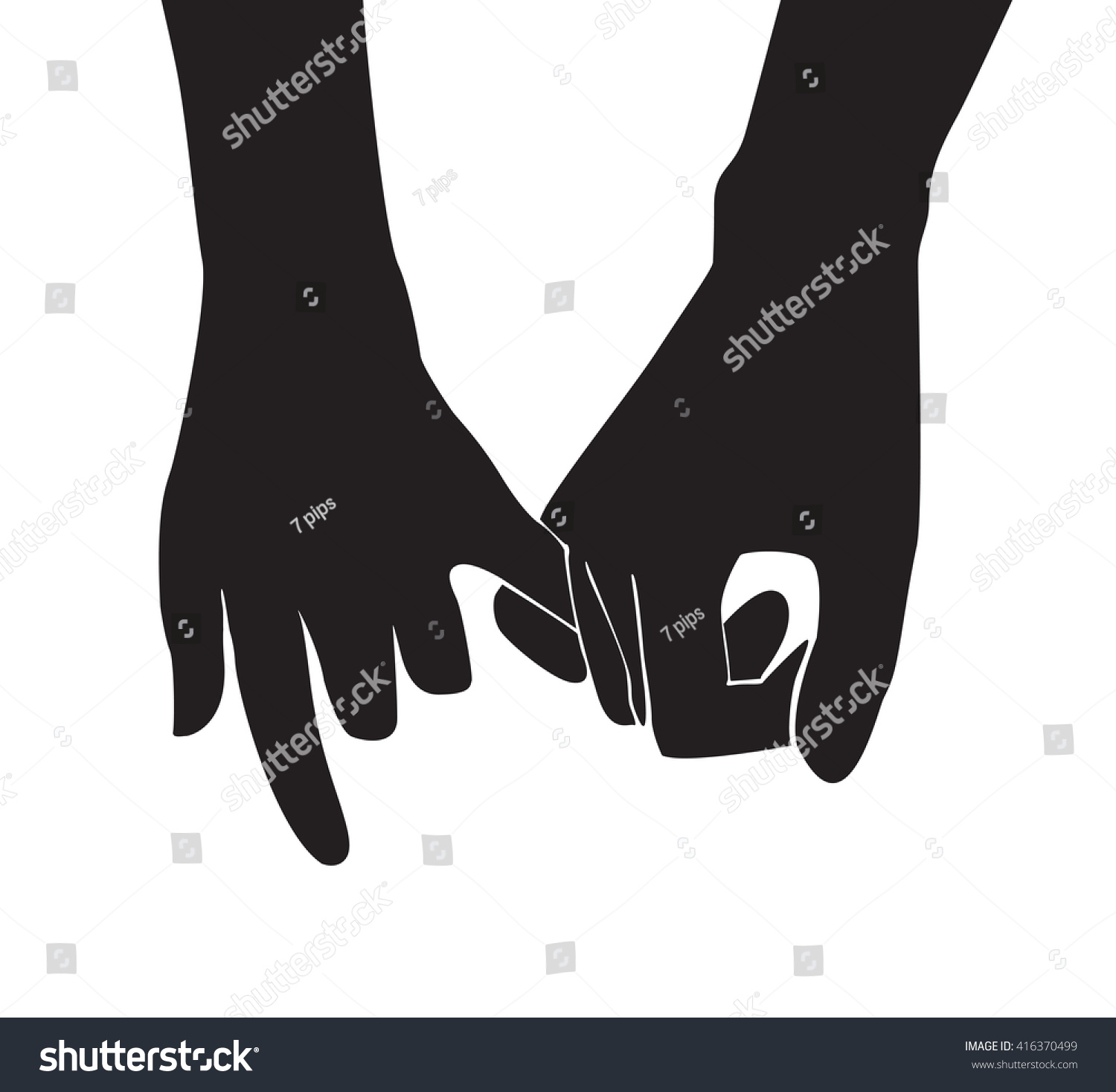 Pinky Promise Silhouette