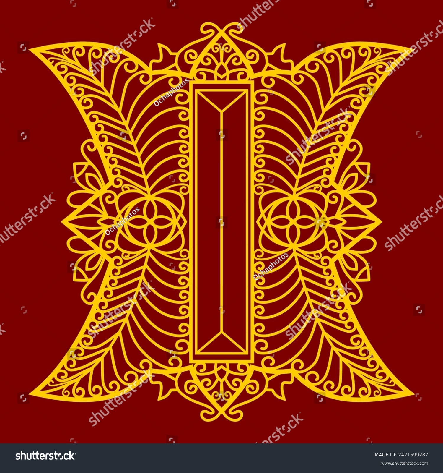 SVG of Pinto Aceh, Aceh's traditional ornament, symbol of Aceh's special region on dark red ackground svg