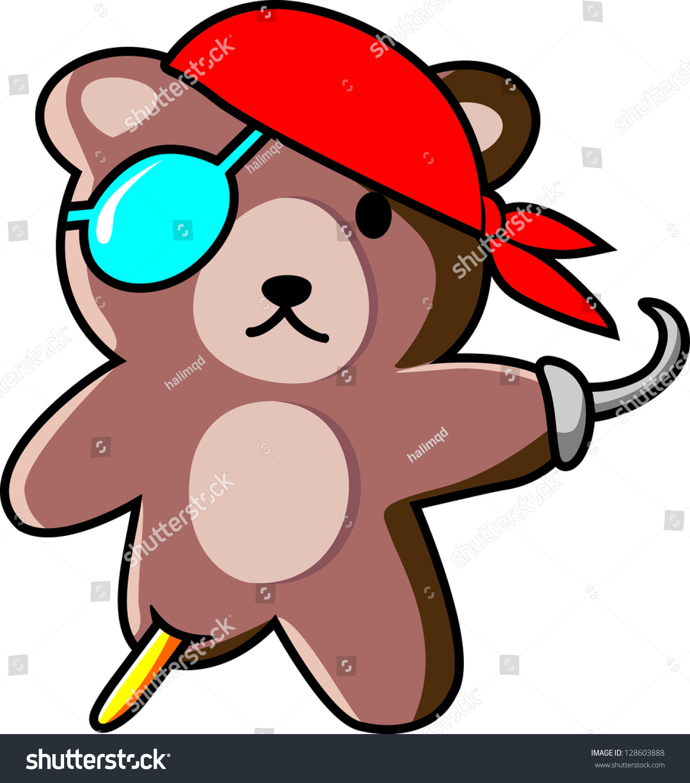 pirate teddy bear