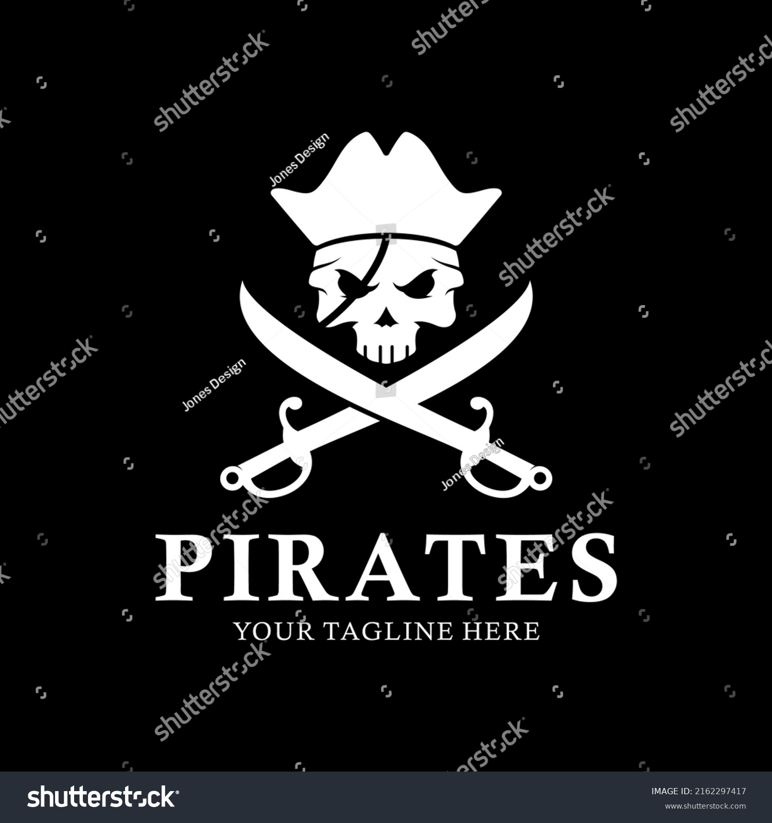 Pirates Symbol Logo Vector Template Stock Vector (Royalty Free ...