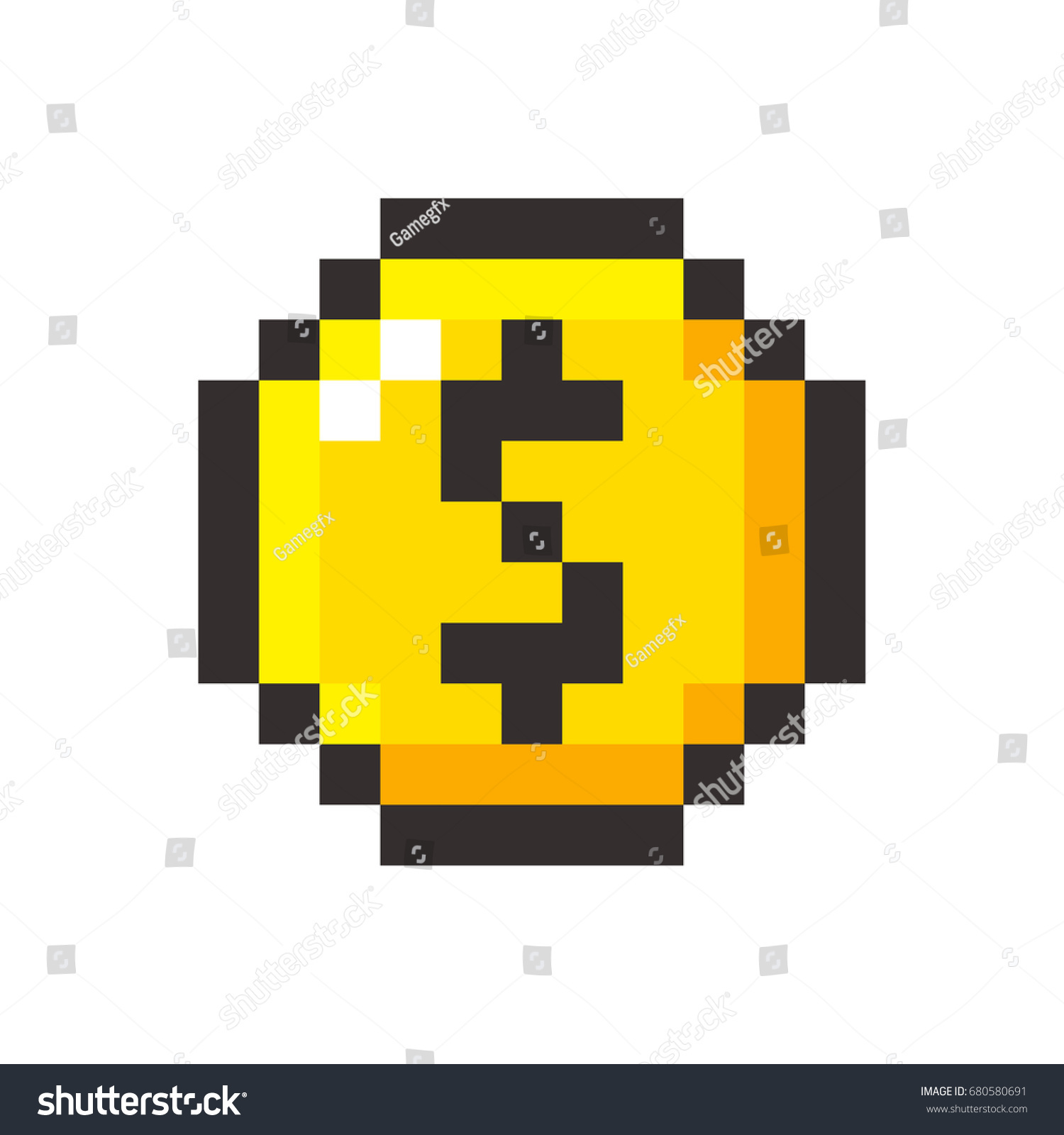 8,214 Dollar sign pixel Images, Stock Photos & Vectors | Shutterstock