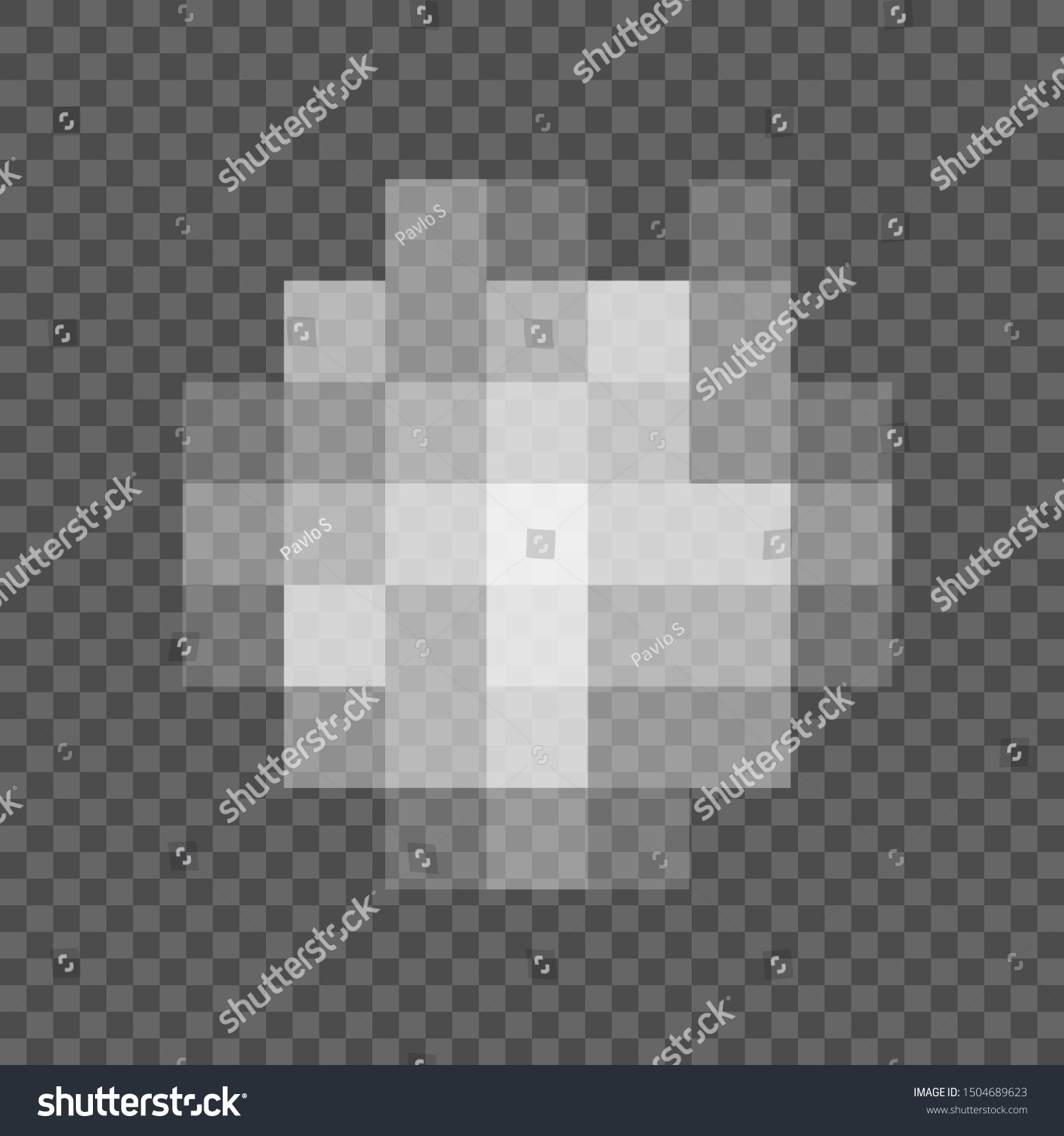 Pixel Censored Signs Design Censorship Rectangle Stock Vector Royalty Free