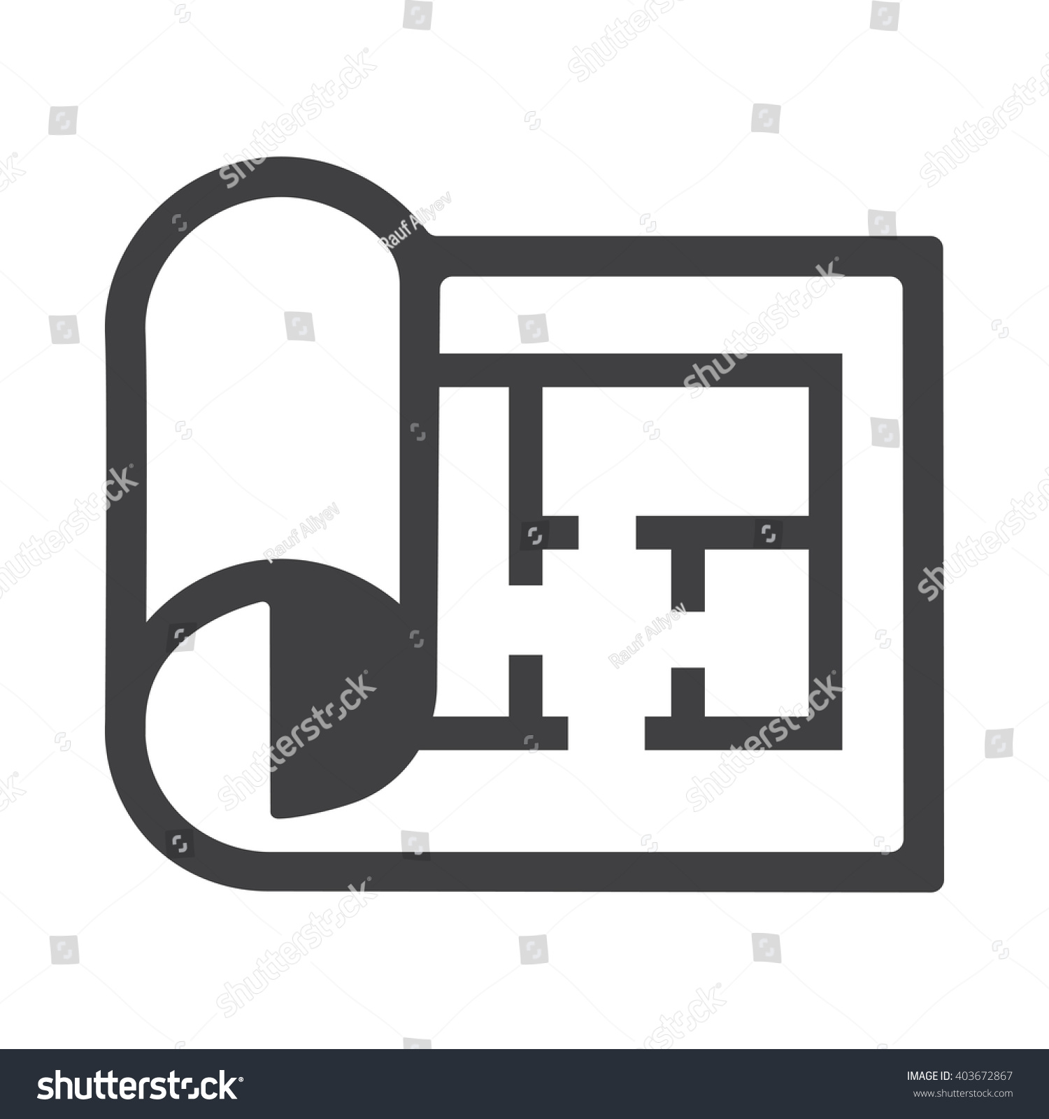 Layout Plan Icon