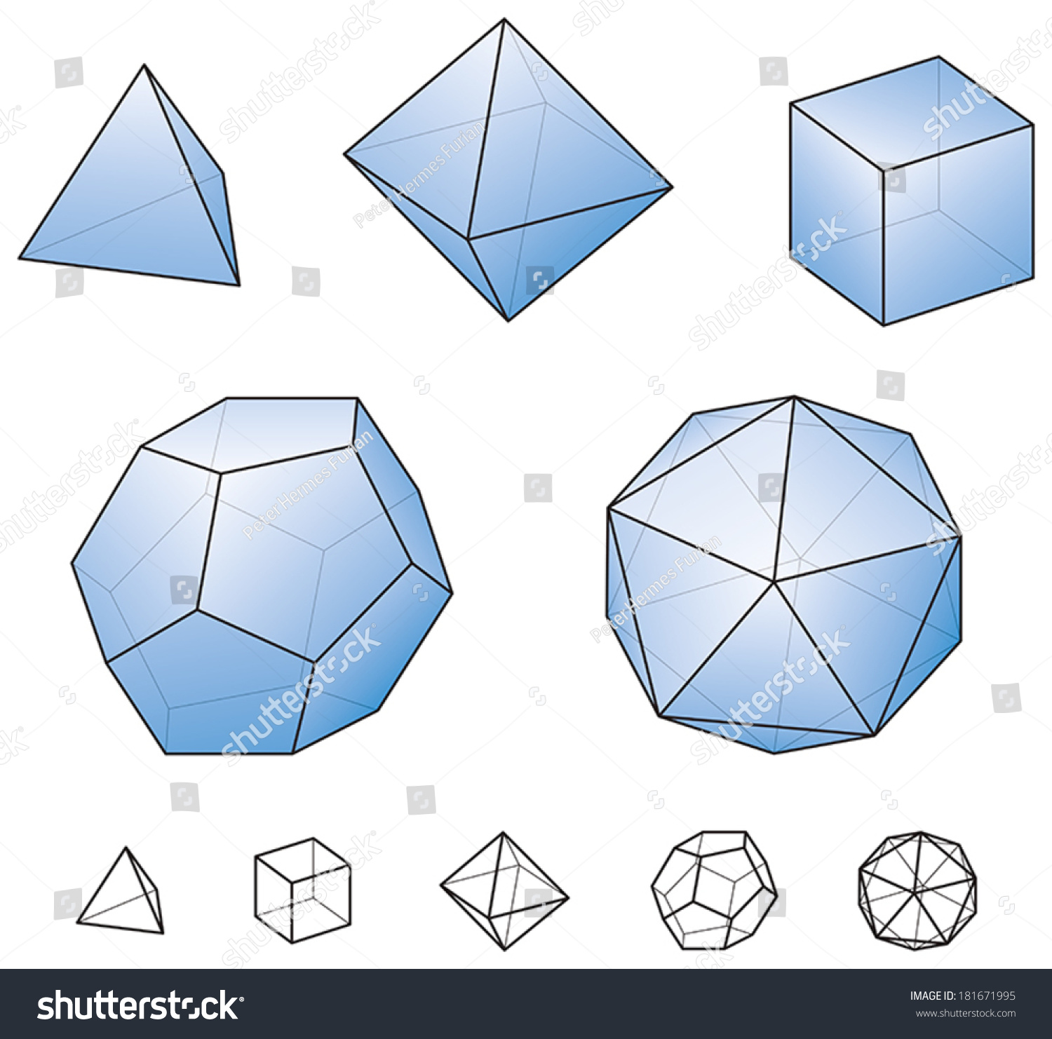 Platonic Solids - Regular, Convex Polyhedrons In Euclidean Geometry ...