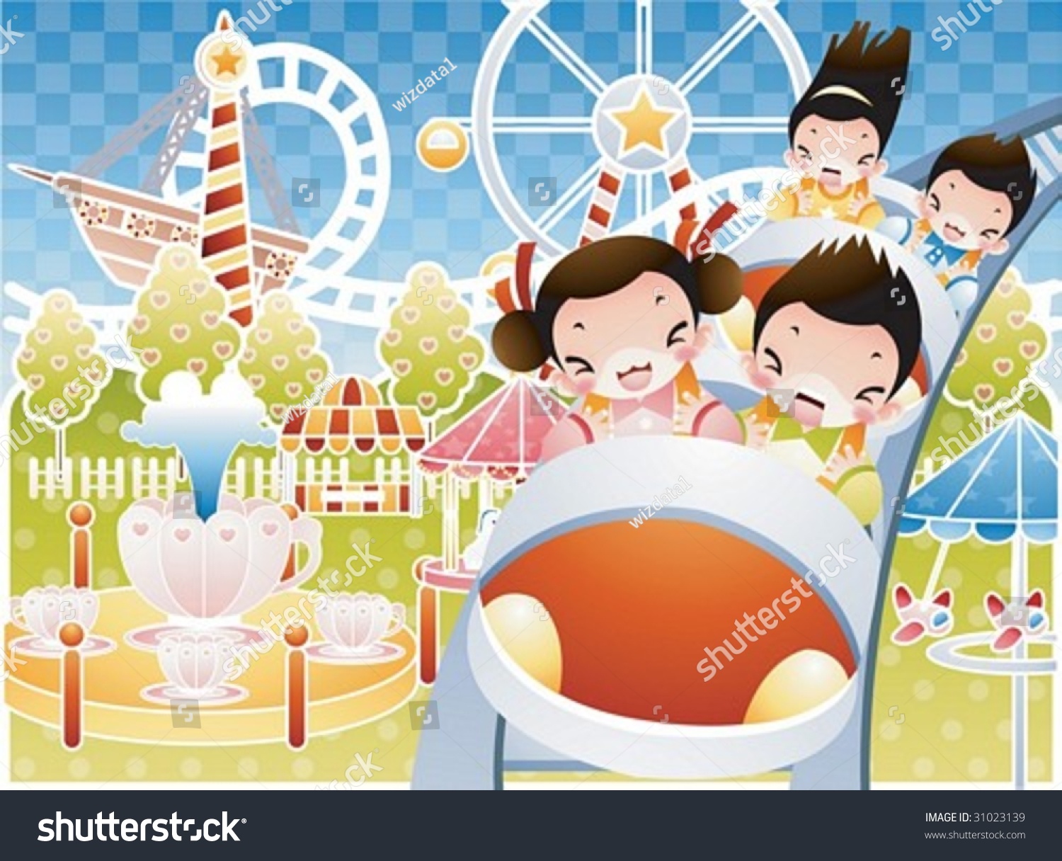 Themed Ride clip art preview