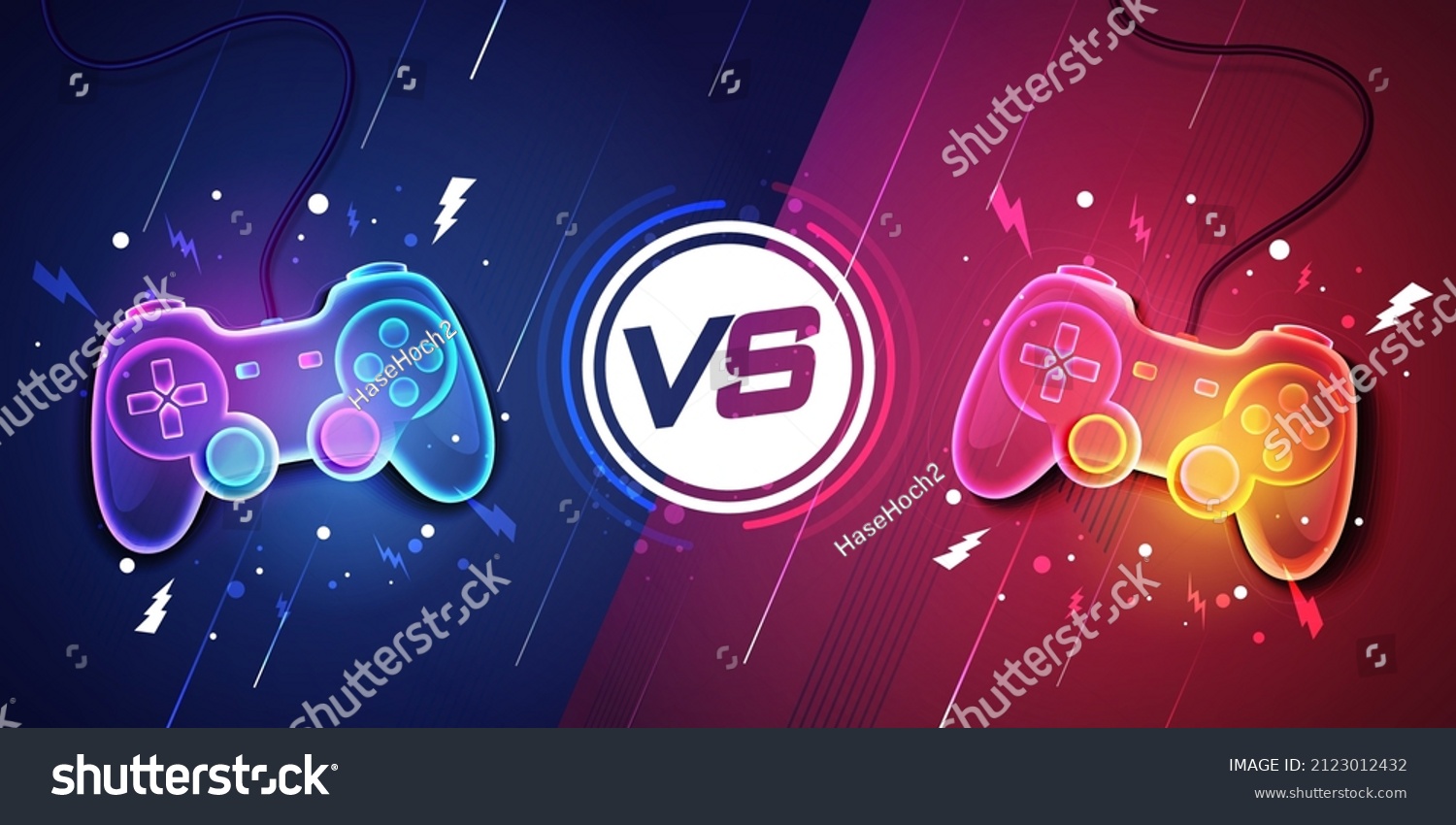 SVG of Player Versus Concept. Game Or Esport Battle. svg