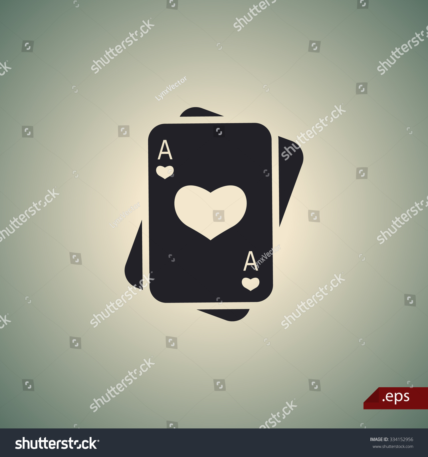 Playing Cards Icon Stock Vector (royalty Free) 334152956 