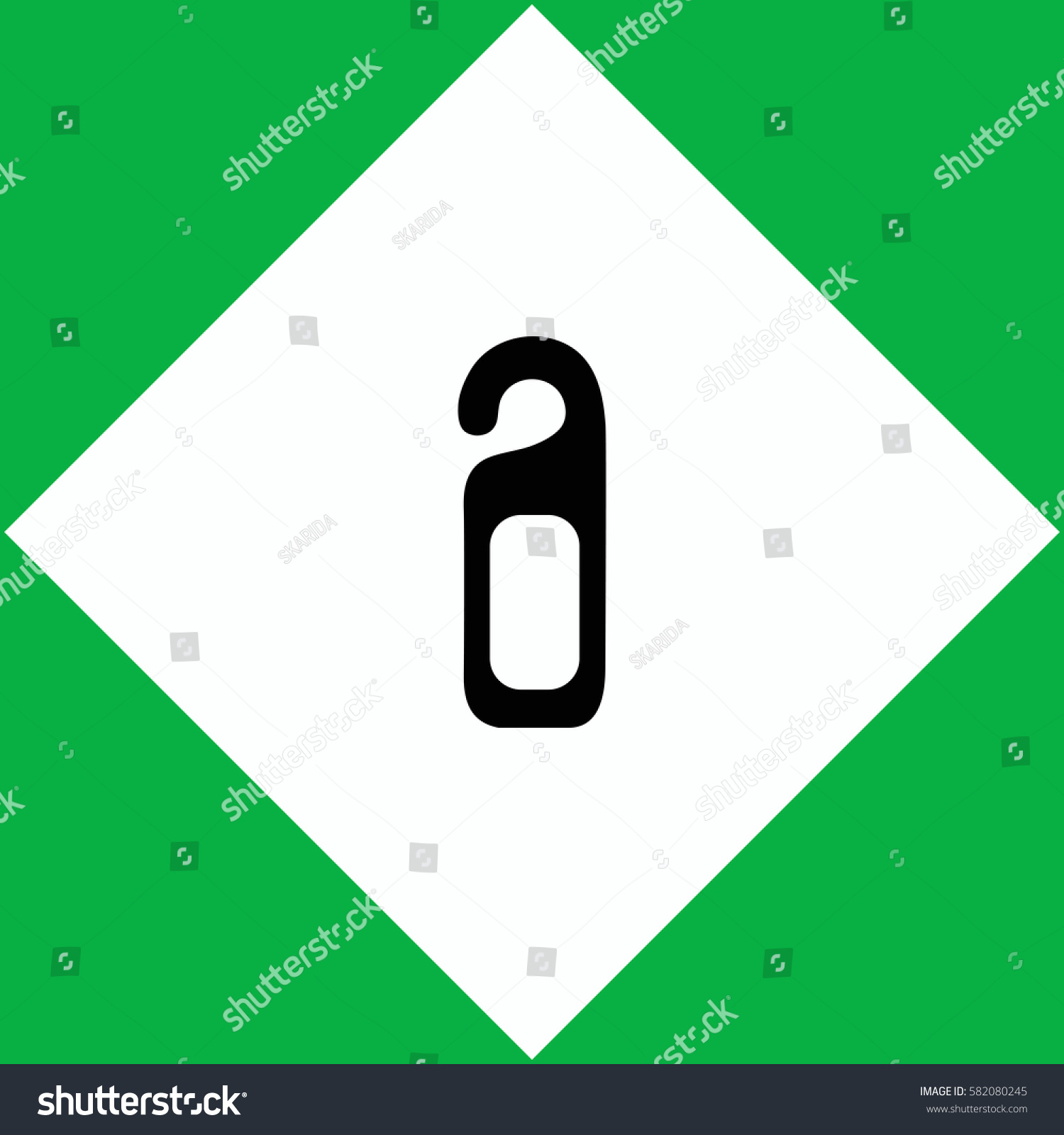 Please Do Not Disturb Door Hanger Stock Vector Royalty Free 582080245