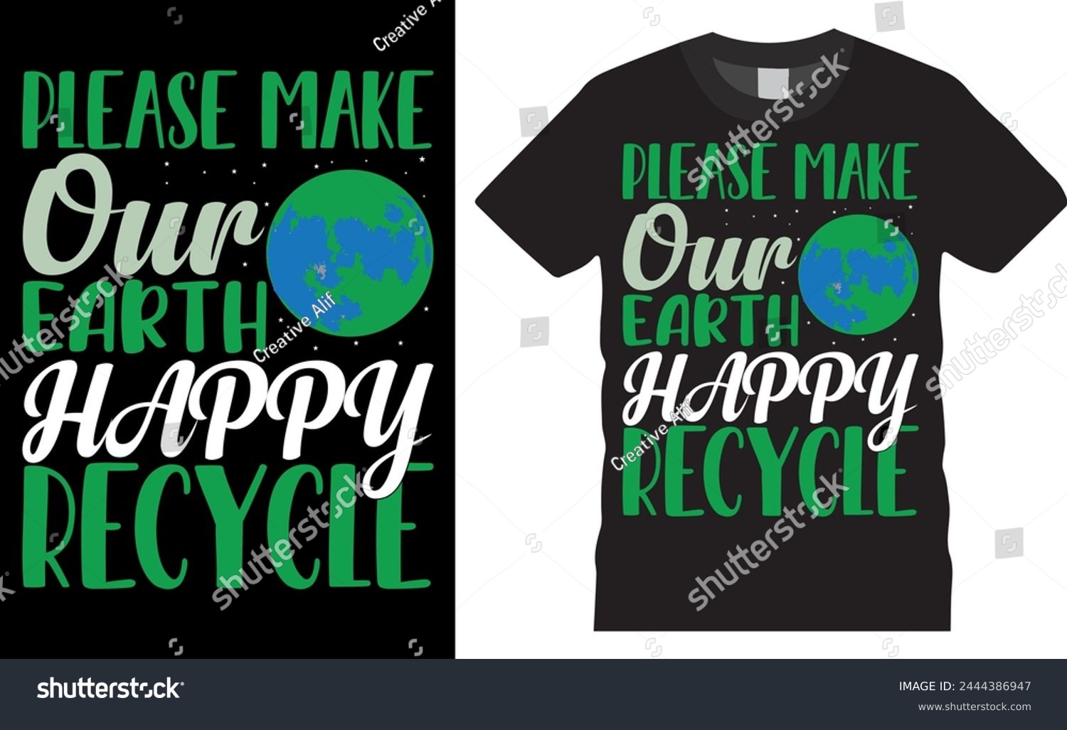 SVG of please make our earth happy recycle. earth day  t shirt design ready for holiday poster, vector, bunny, background. Gorundhog   Day happy easter, happy ester, mom, vector artwork. svg