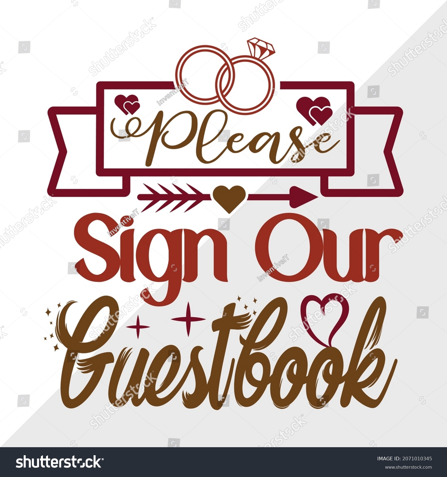 SVG of Please Sign Our Guestbook Printable Vector Illustration svg