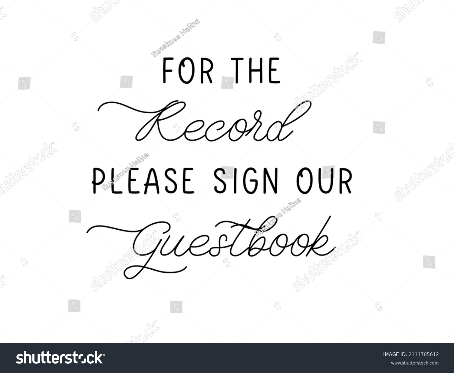 SVG of Please sign our guestbook. Wedding lettering design. Groom and bride marriage quote. Love phrase svg