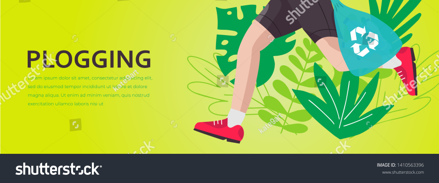 plogging-man-picking-litter-during-plogging-stock-vector-royalty-free