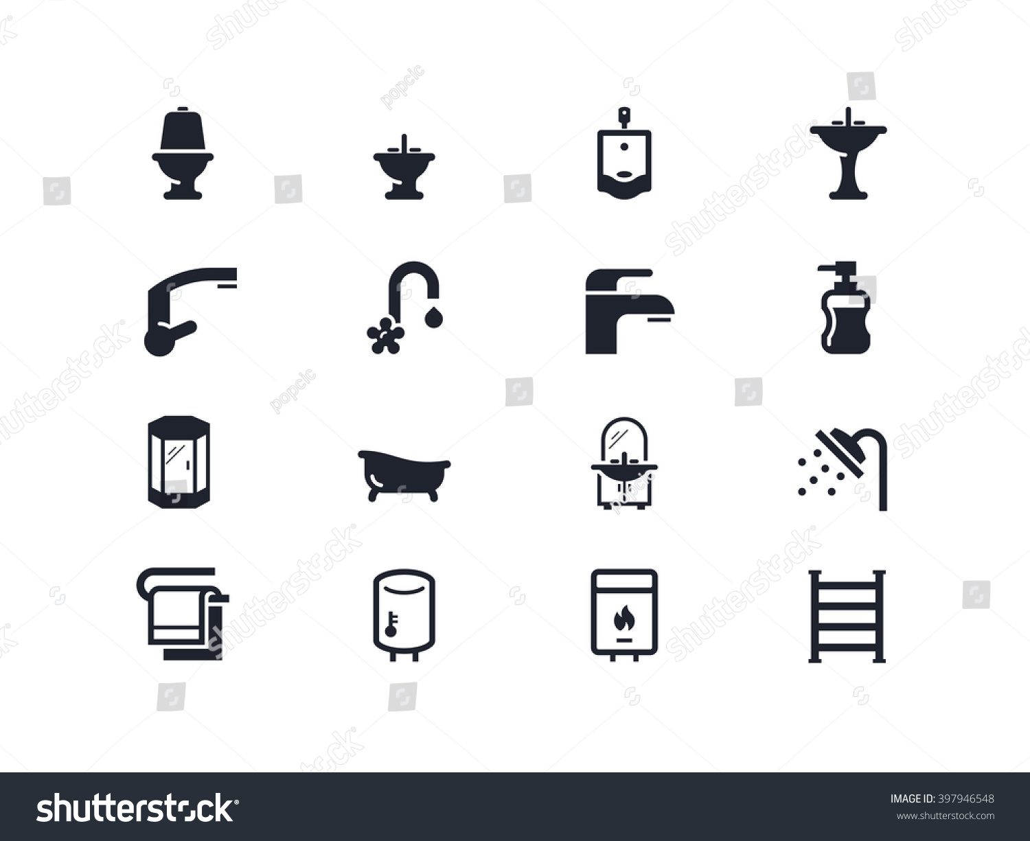 Bathroom Renovation Logo Stock Illustrations Images Vectors   Stock Vector Plumbing Home Renovation Icons Lyra Series 397946548 