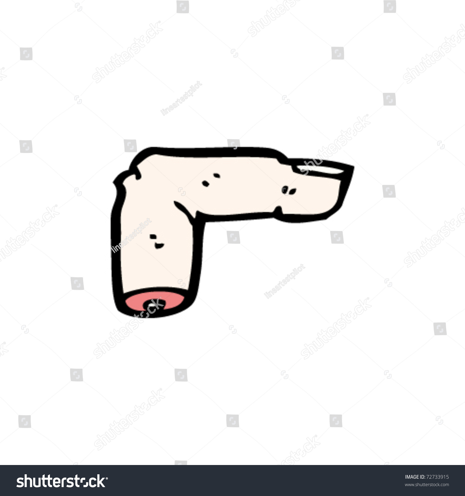 Pointing Finger Cartoon Stock Vector (Royalty Free) 72733915 | Shutterstock