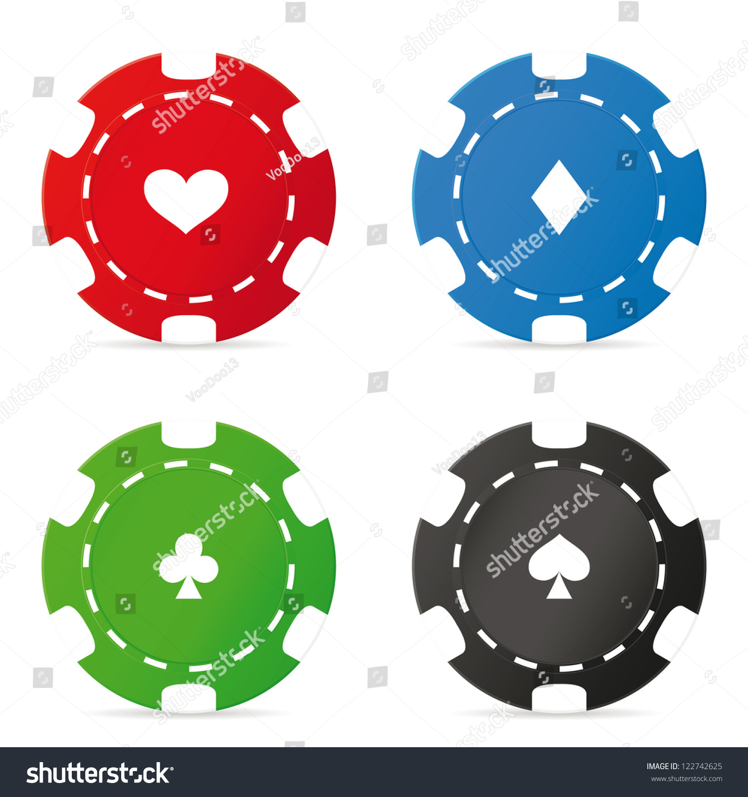 Poker chips vector free download