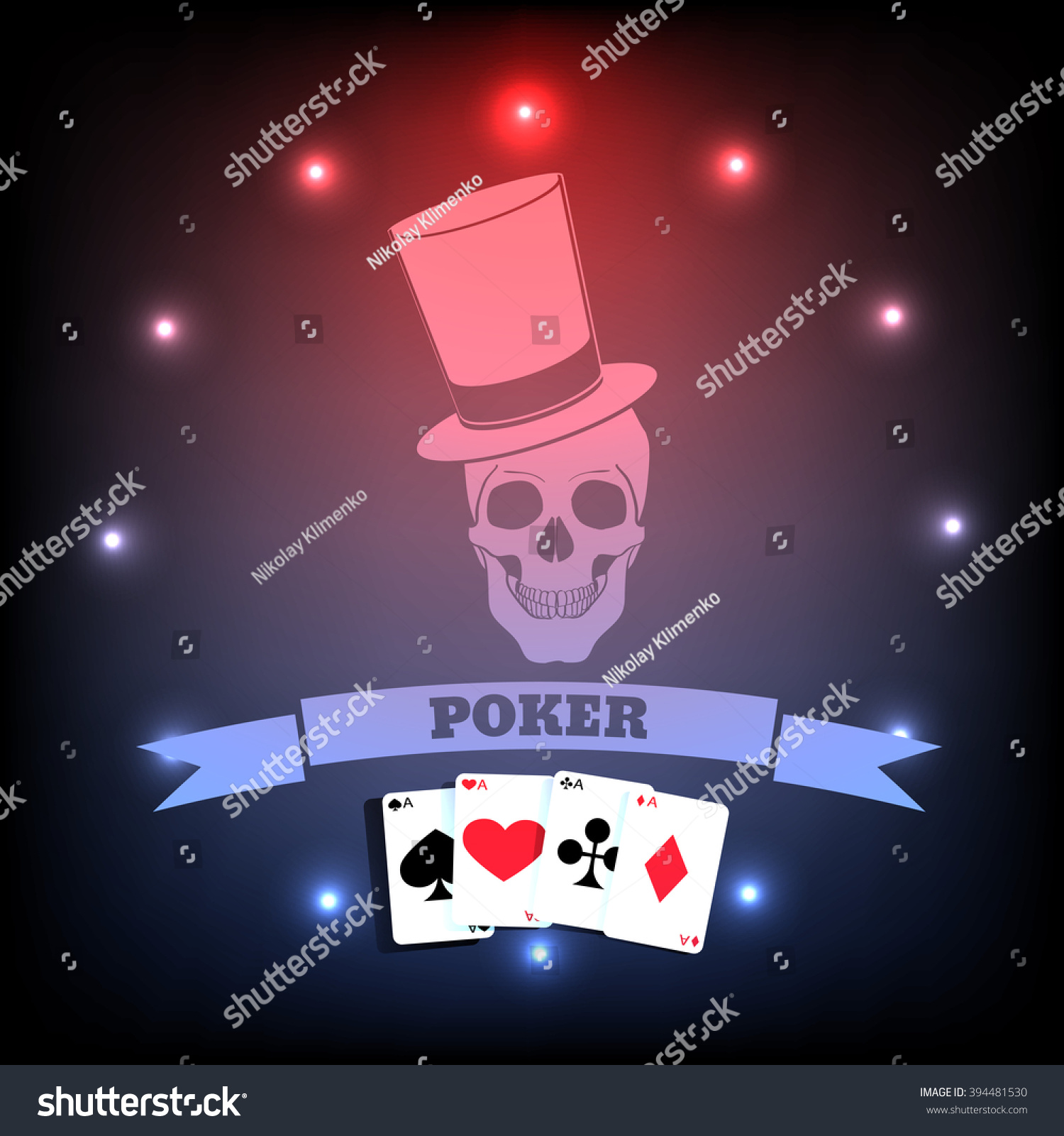 Poker face download skull