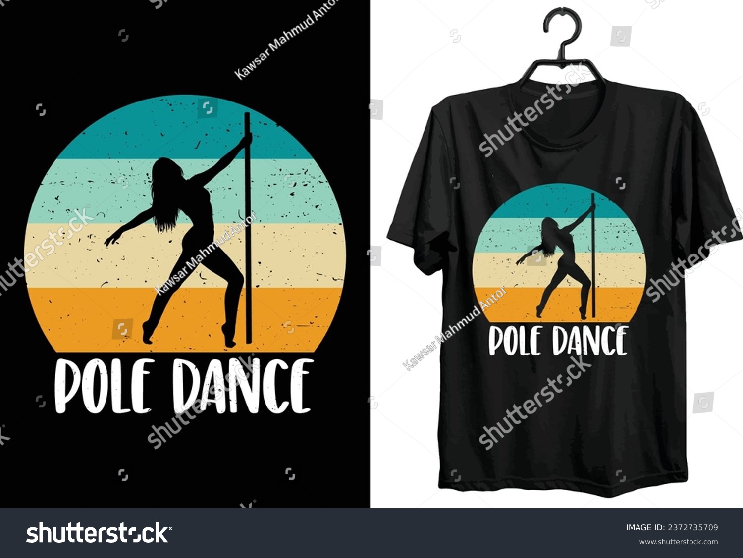 SVG of Pole Dance T-shirt Design. Funny Gift Item Pole Dance T-shirt Design For Dance Lovers And People. svg