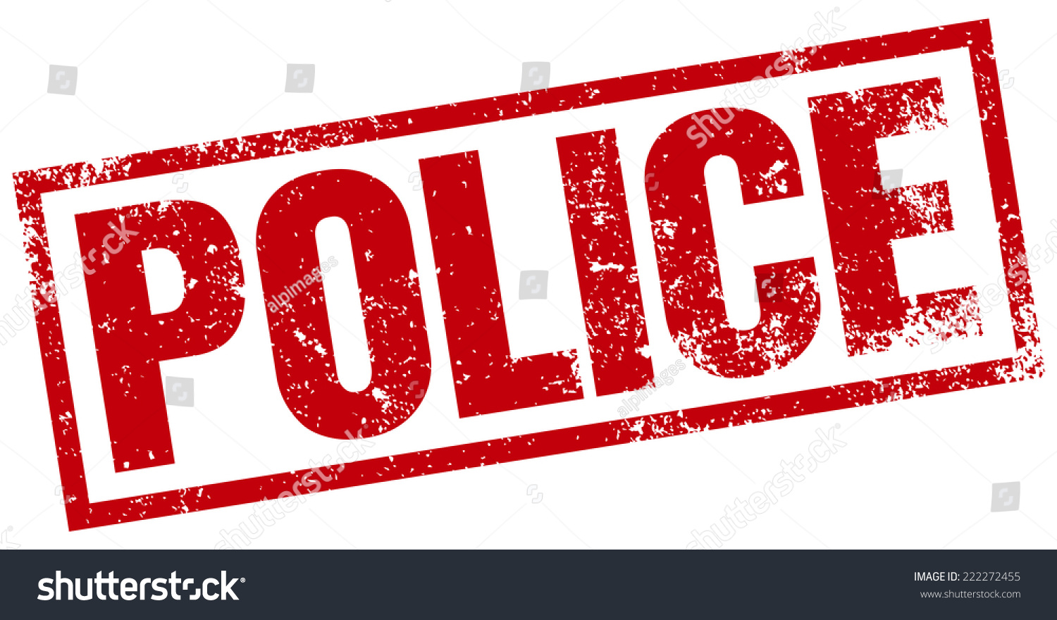 Police Stamp Stock Vector Illustration 222272455 : Shutterstock