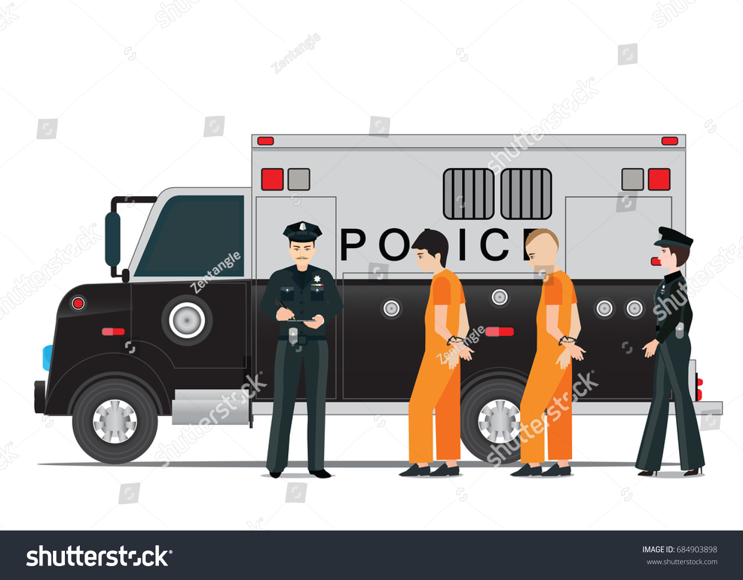 Prison Bus Cartoon