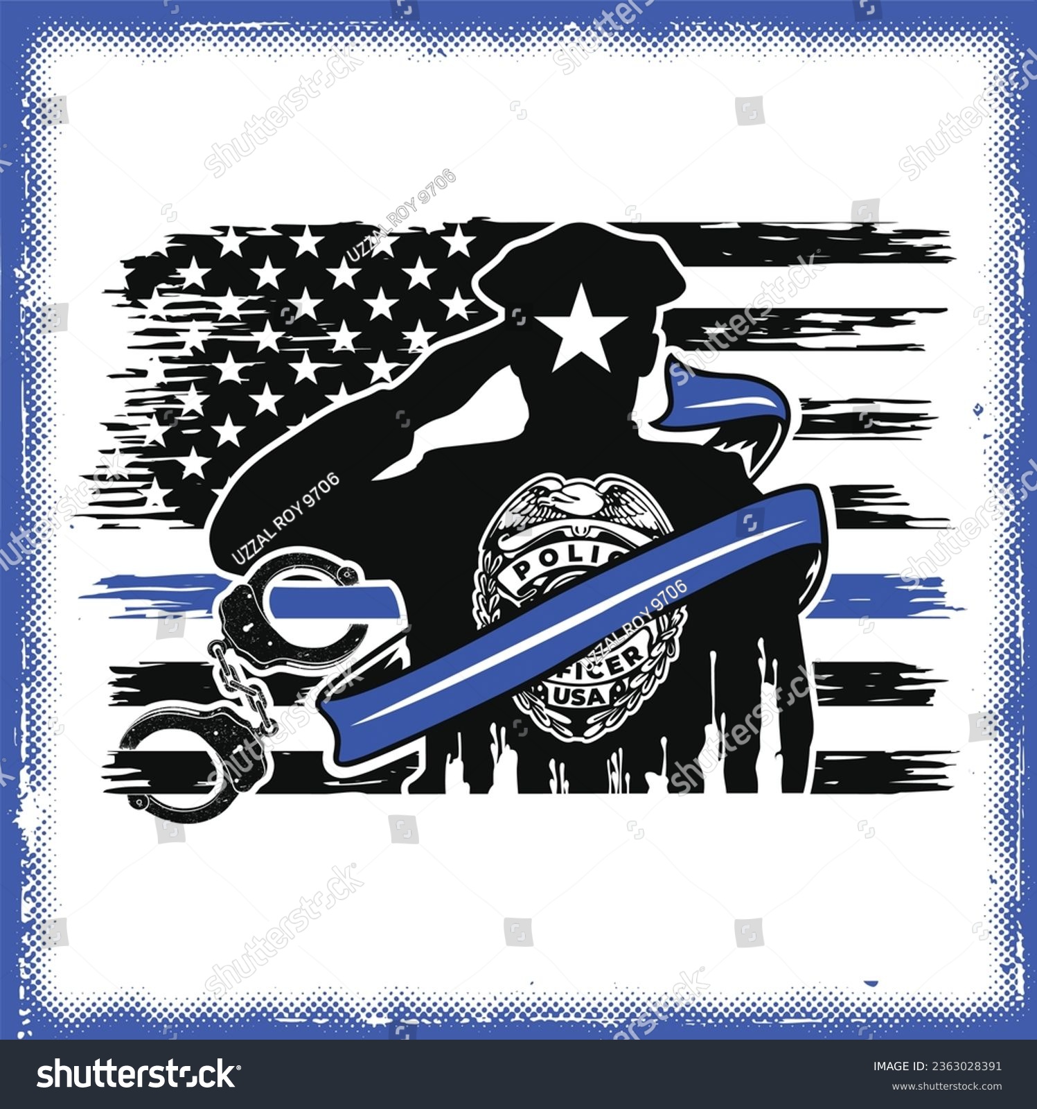 SVG of Police Svg, US Police svg, American Police svg, First Responder svg, Police Shirt svg