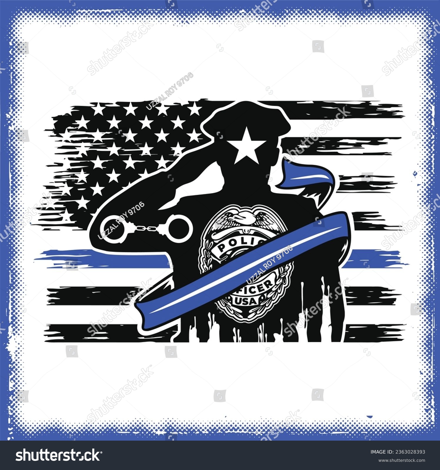 SVG of Police Svg, US Police svg, American Police svg, First Responder svg, Police Shirt svg