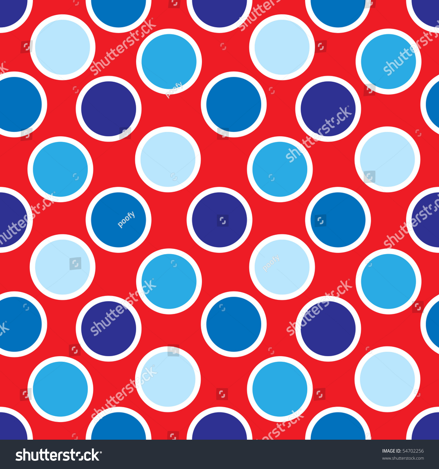 Polka Dot Pattern Vector Stock Vector 54702256 - Shutterstock