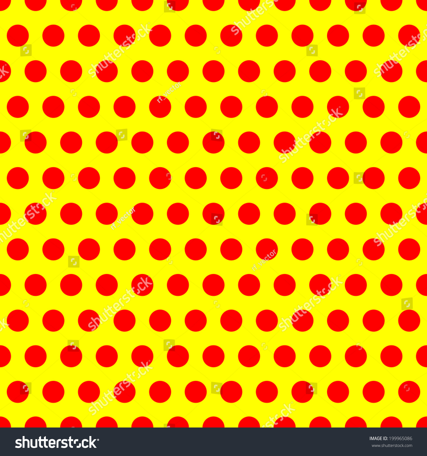 Polka Dot, Pop-Art Pattern Stock Vector Illustration 199965086 ...