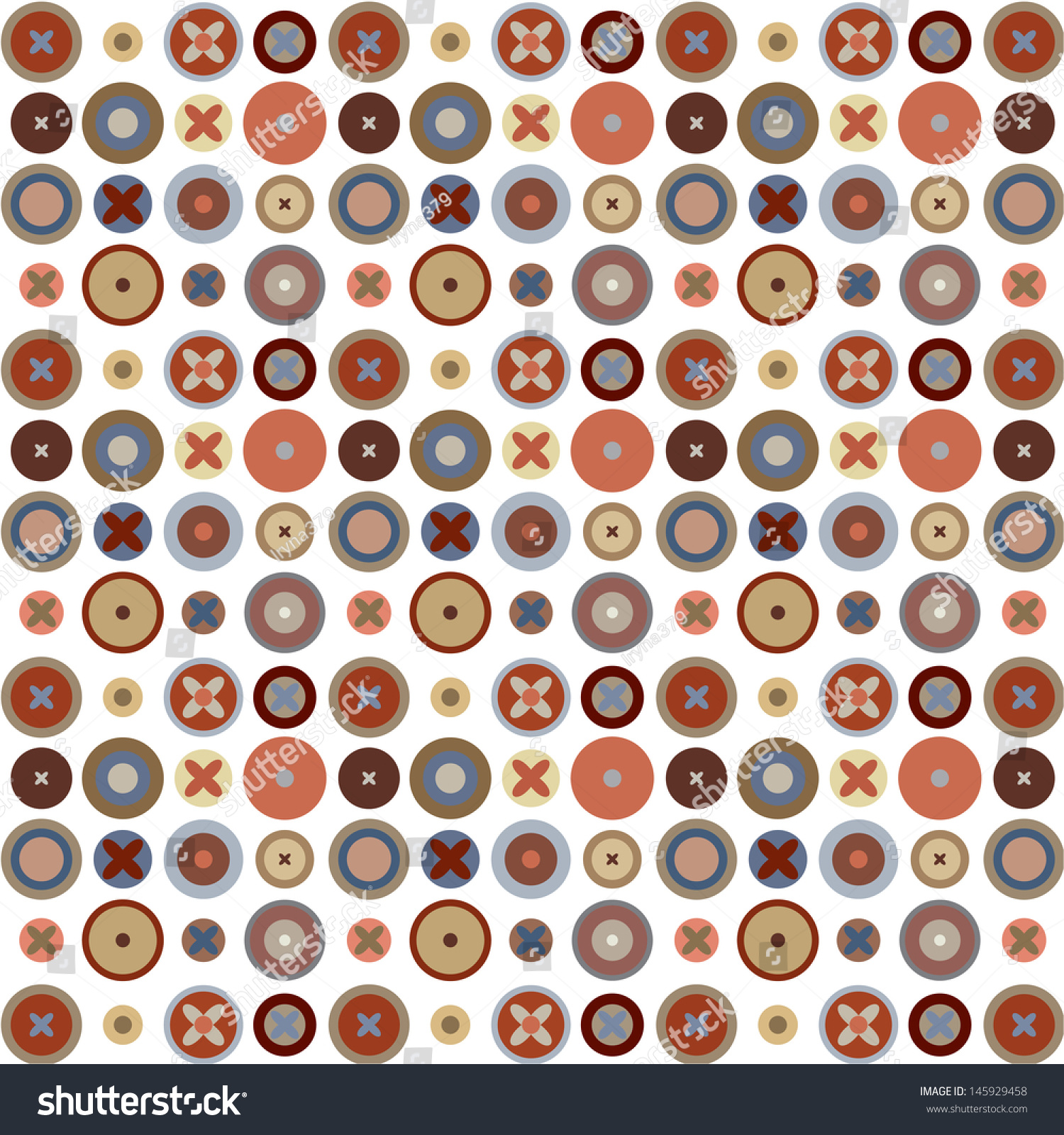 Polka Pattern Vector Art Stock Vector (Royalty Free) 145929458 ...