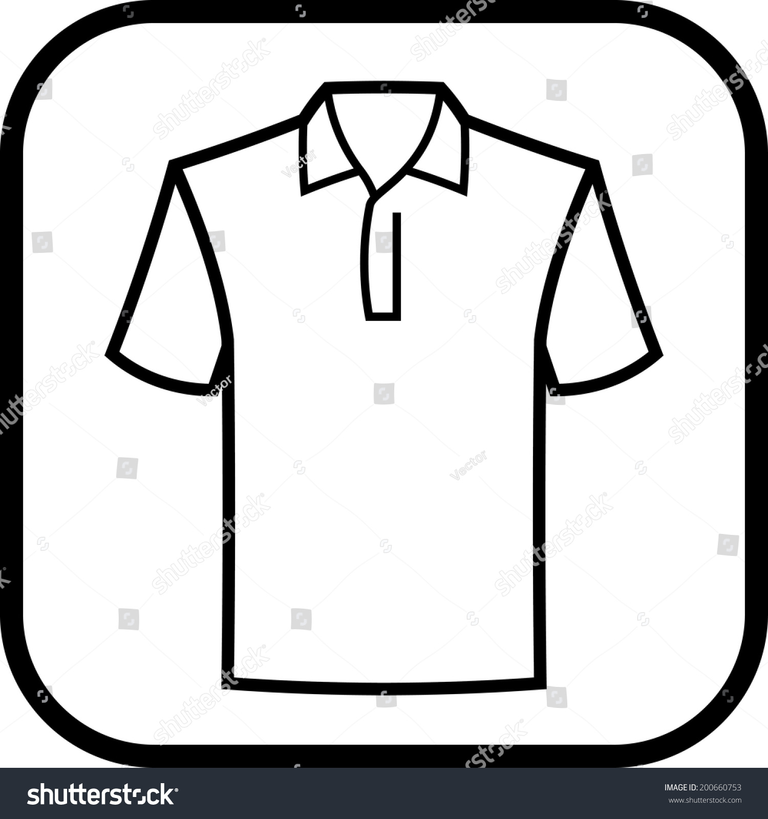 polo tee vector