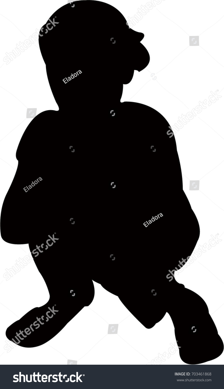 Poor Girl Sitting Silhouette Vector Stock Vector Royalty Free 703461868 Shutterstock