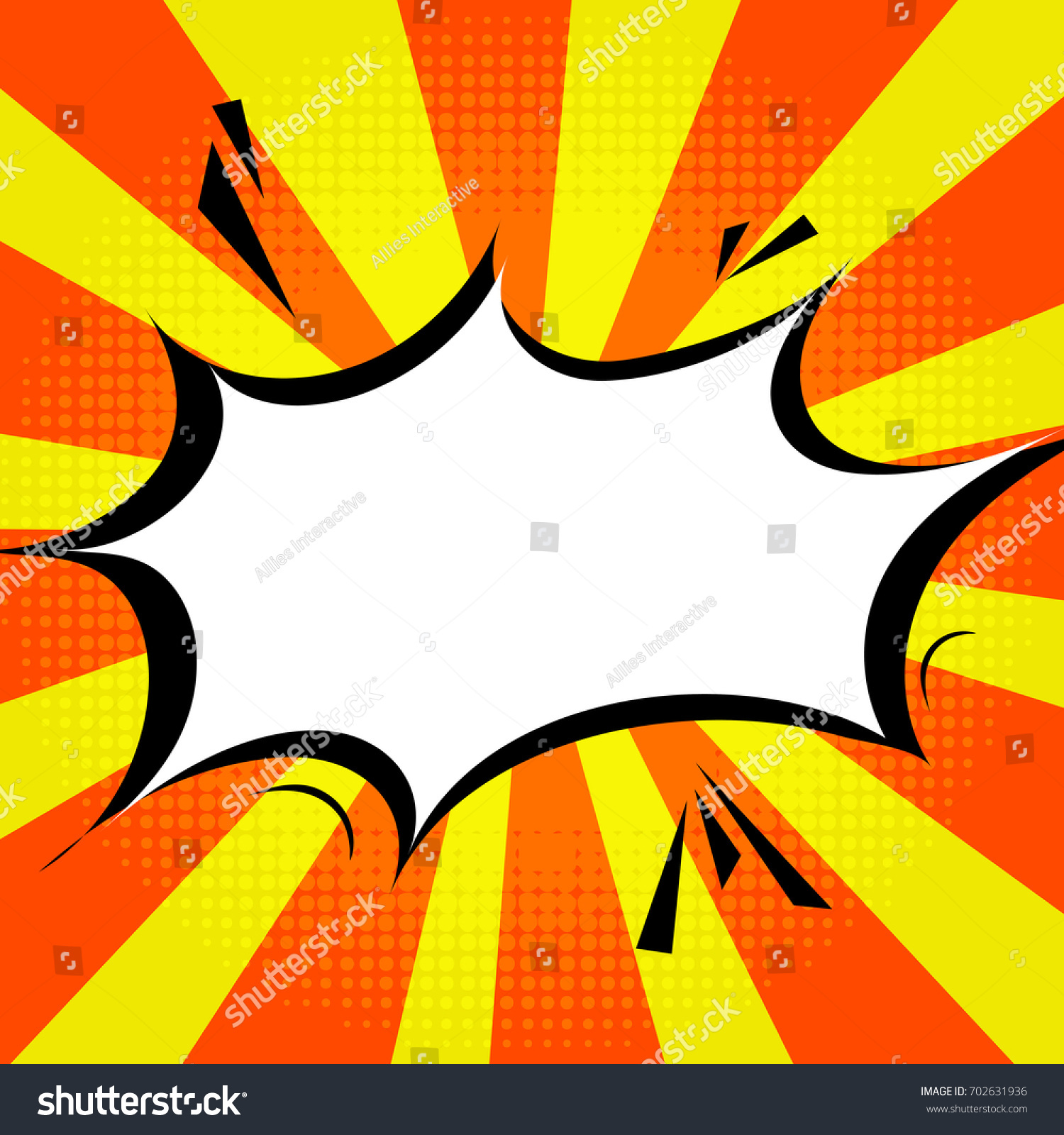 Pop Art Style Speech Bubble Design Stock Vector (Royalty Free ...