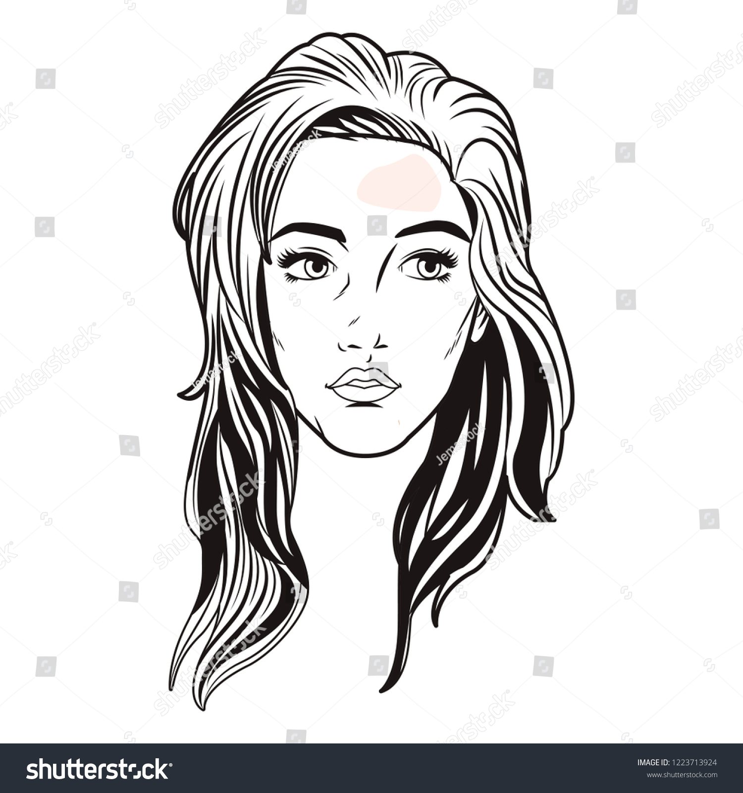 Pop Art Woman Cartoon Vector De Stock Libre De Regalías 1223713924 Shutterstock 4276