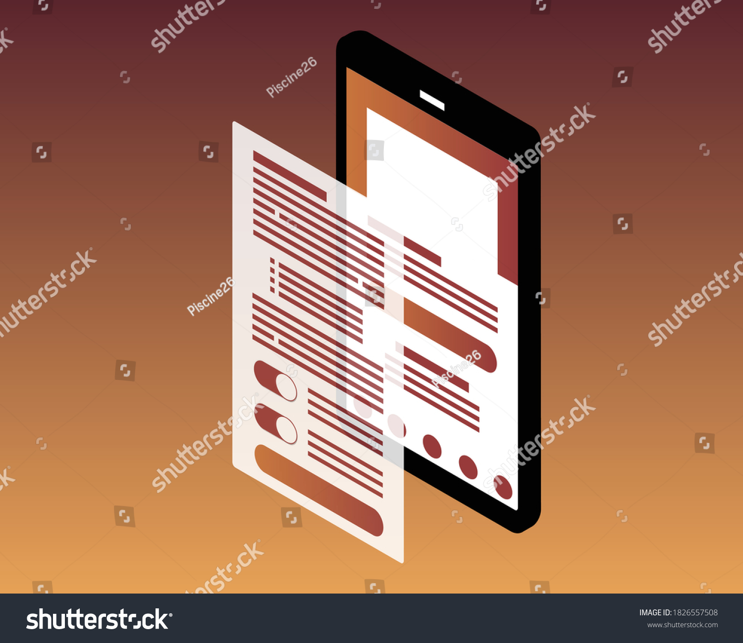 SVG of pop up page to give consent to compliance with GDPR or PDPA vector svg