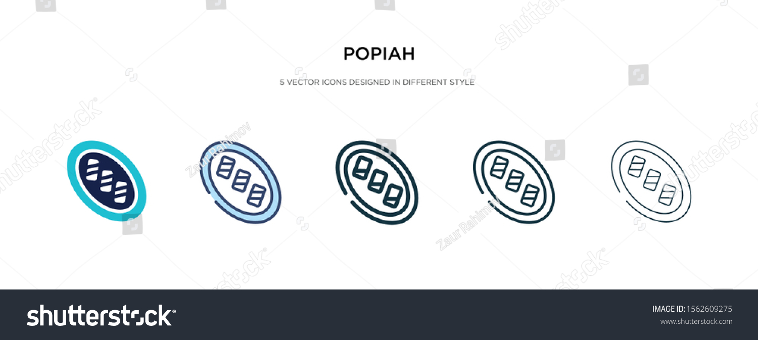 SVG of popiah icon in different style vector illustration. two colored and black popiah vector icons designed in filled, outline, line and stroke style can be used for web, mobile, ui svg
