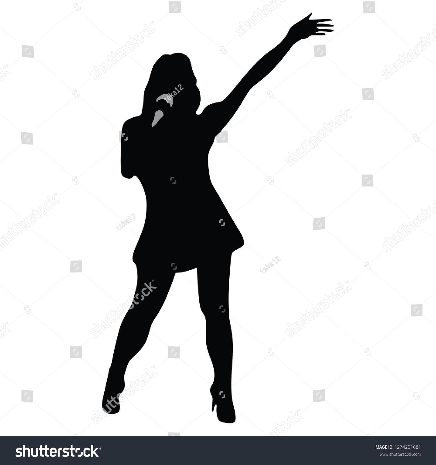 Popular Singer Super Star Vector Illustration Stock Vector Royalty Free Shutterstock