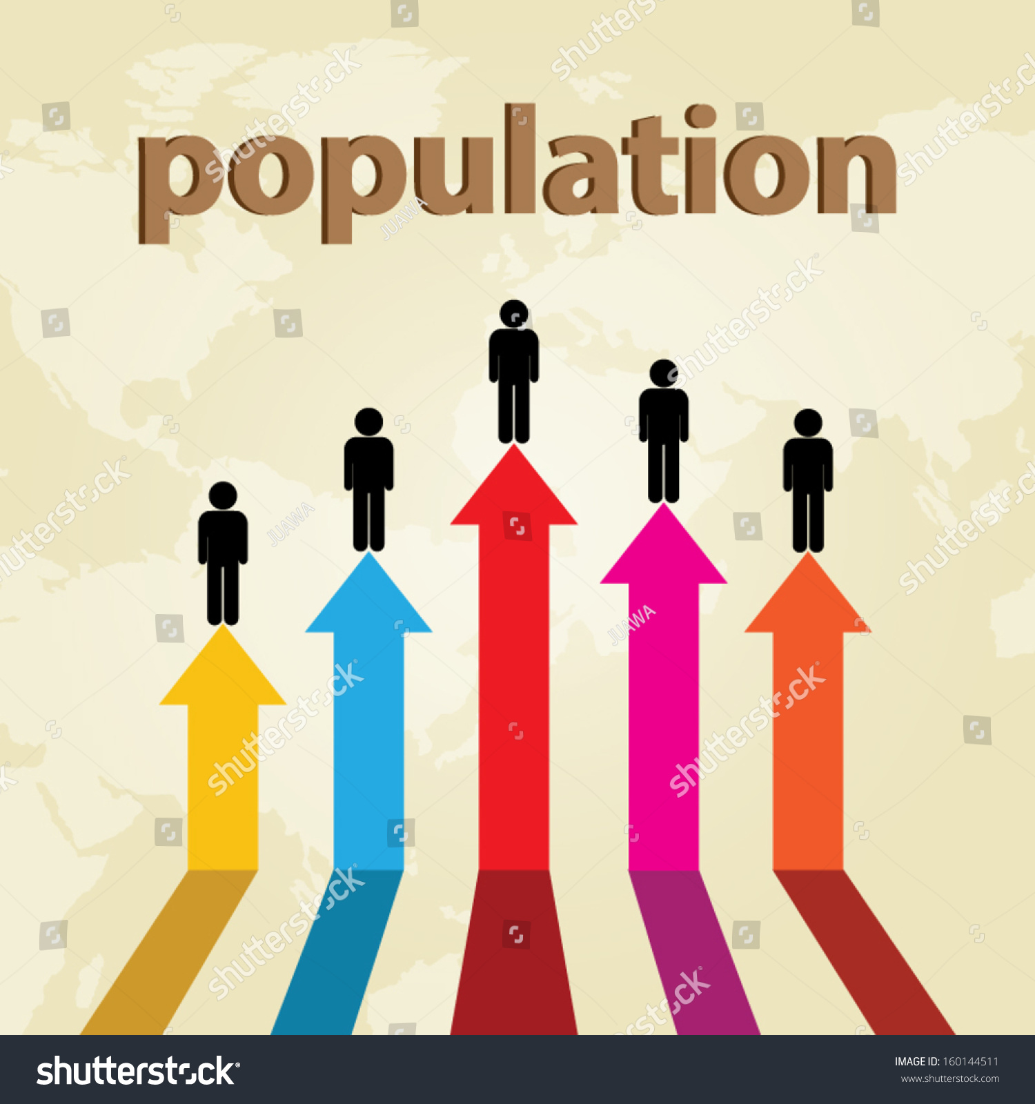 SVG of population growth and graph - vector. svg