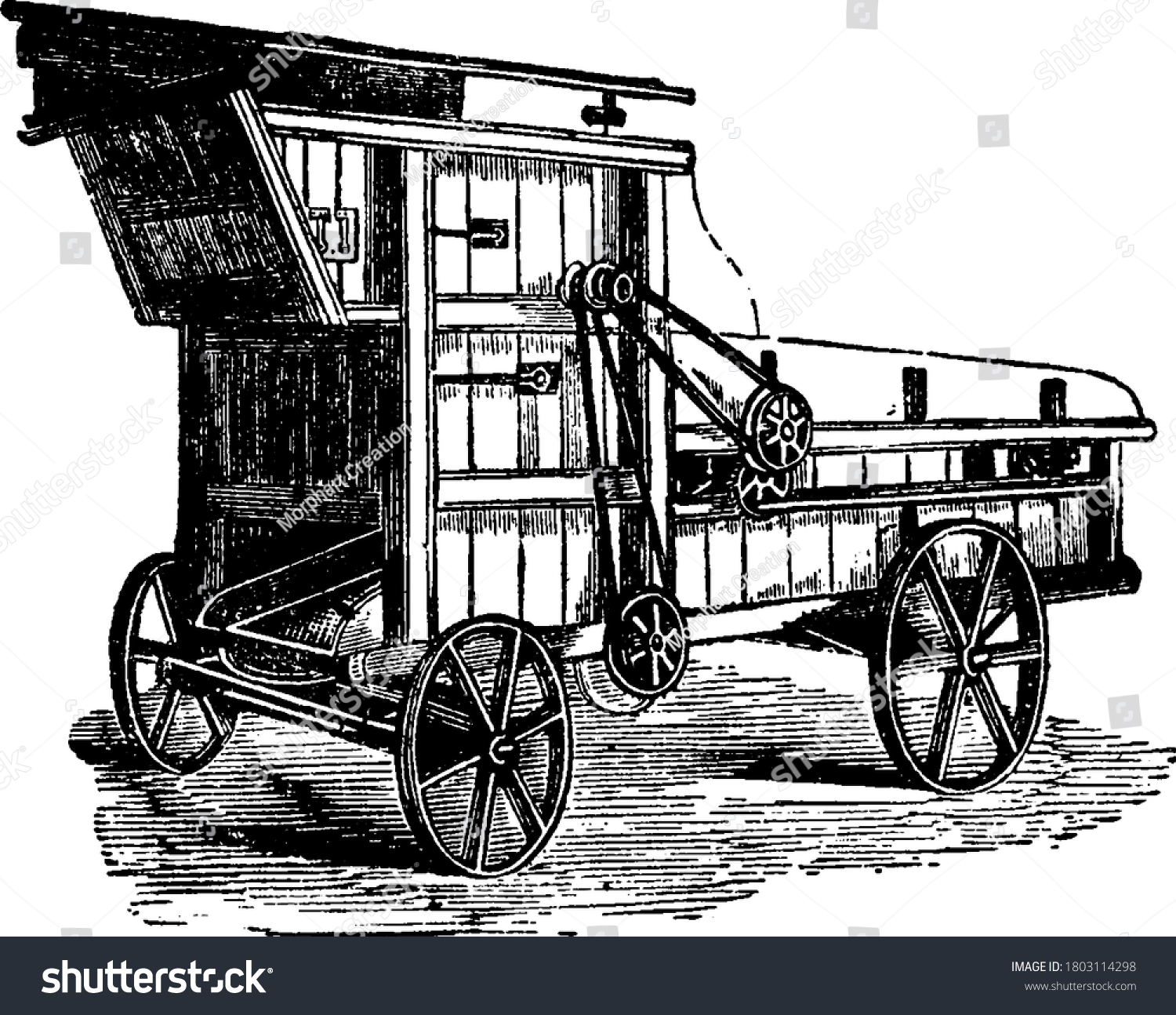 4,676 Threshing machine Images, Stock Photos & Vectors | Shutterstock