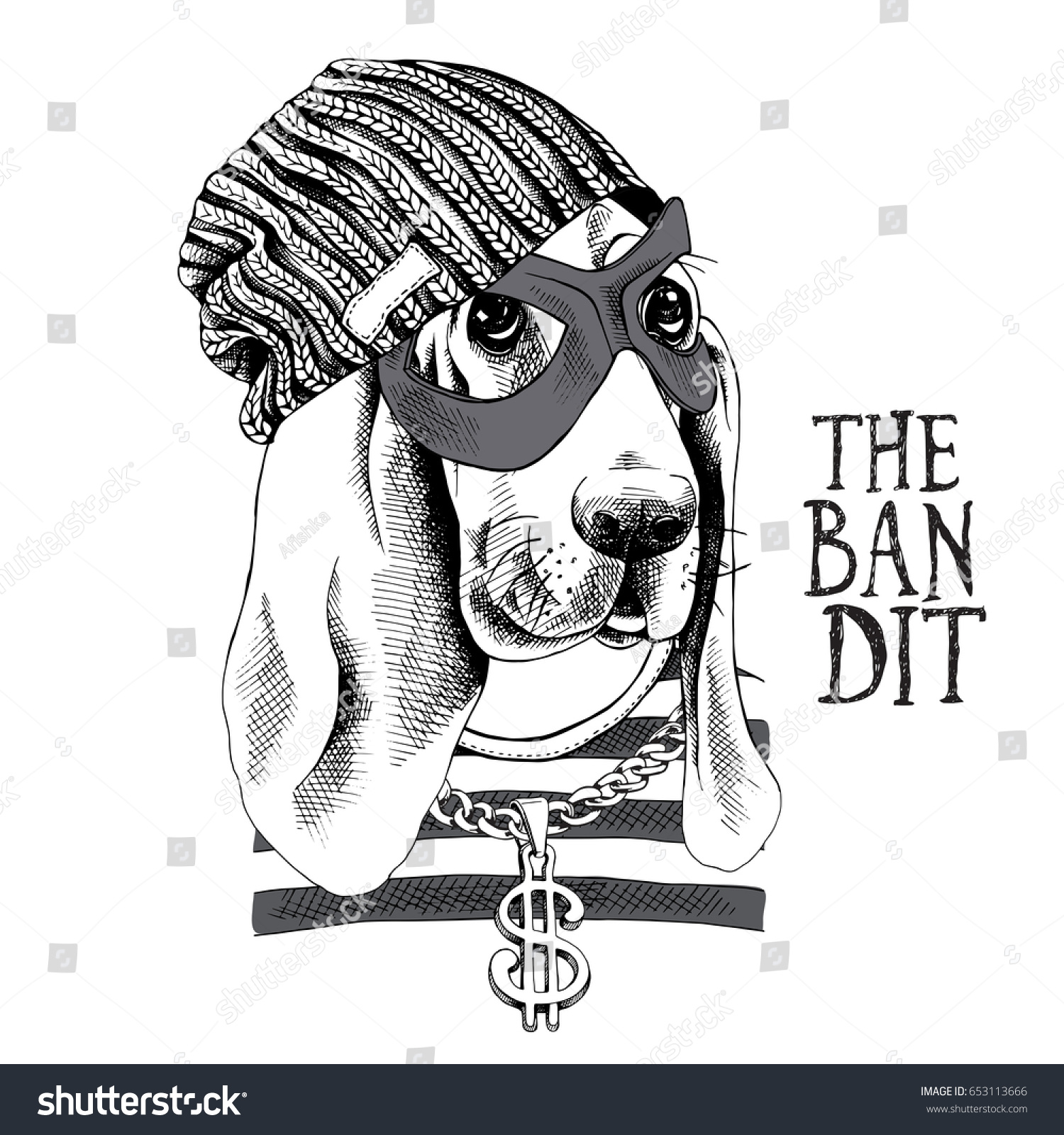 Portrait Funny Basset Hound Bandit Mask Stokovye Izobrazheniya V Hd I Milliony Drugih Stokovyh Fotografij Illyustracij I Vektornyh Izobrazhenij Bez Licenzionnyh Platezhej V Kollekcii Shutterstock Ezhednevno Dobavlyayutsya Tysyachi