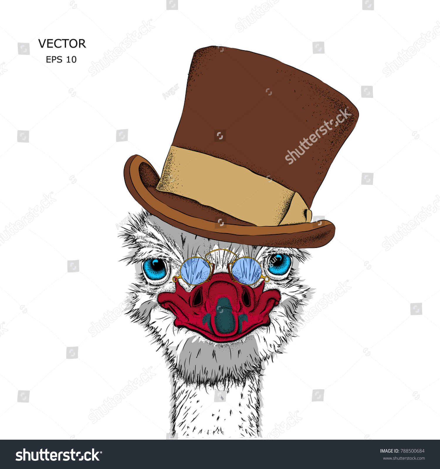 ostrich hat