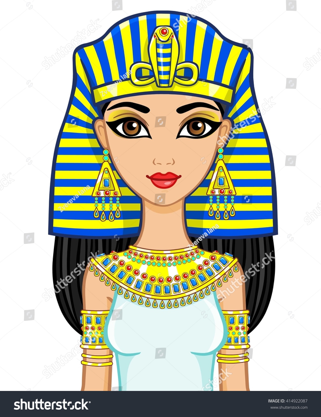 Cartoon cleopatra Images, Stock Photos & Vectors | Shutterstock