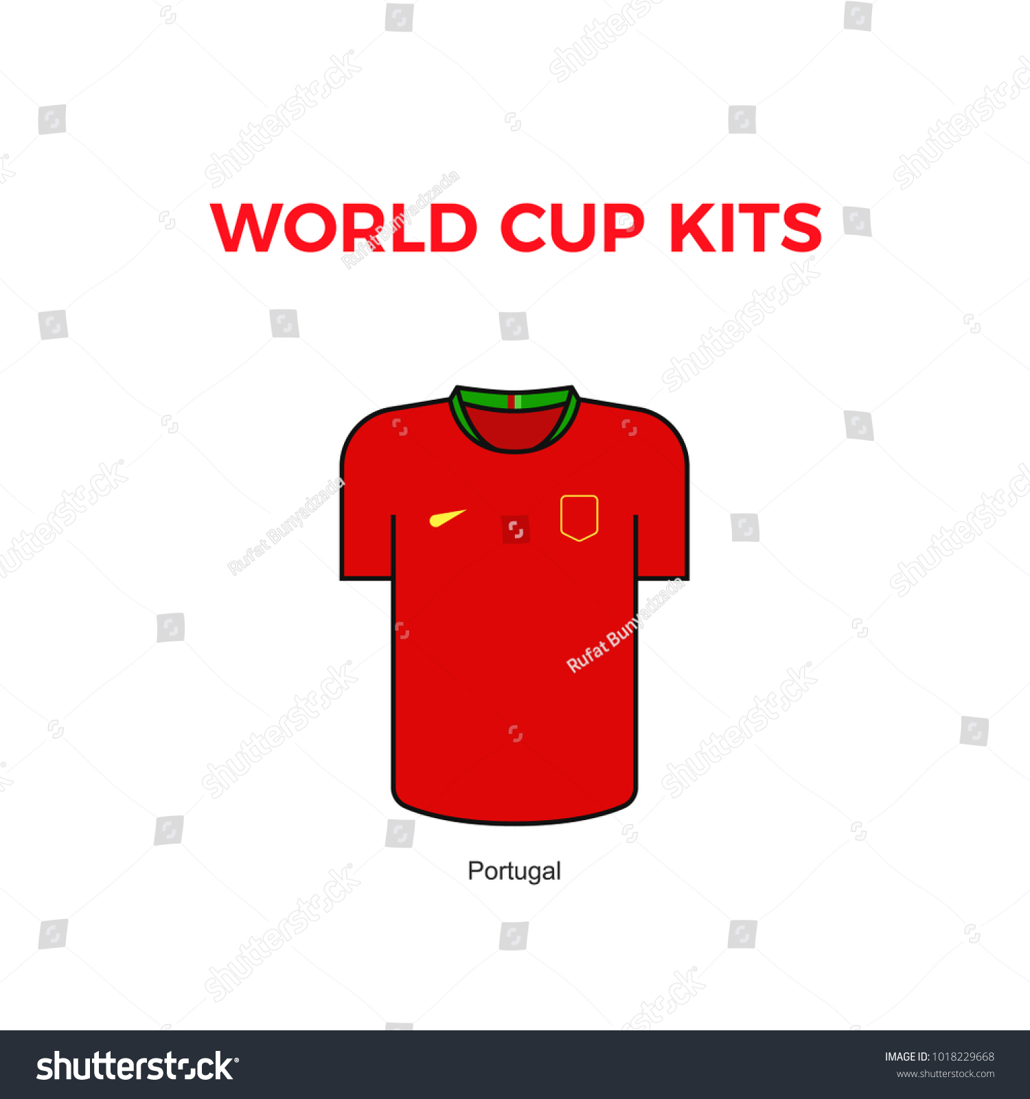 portugal soccer kit