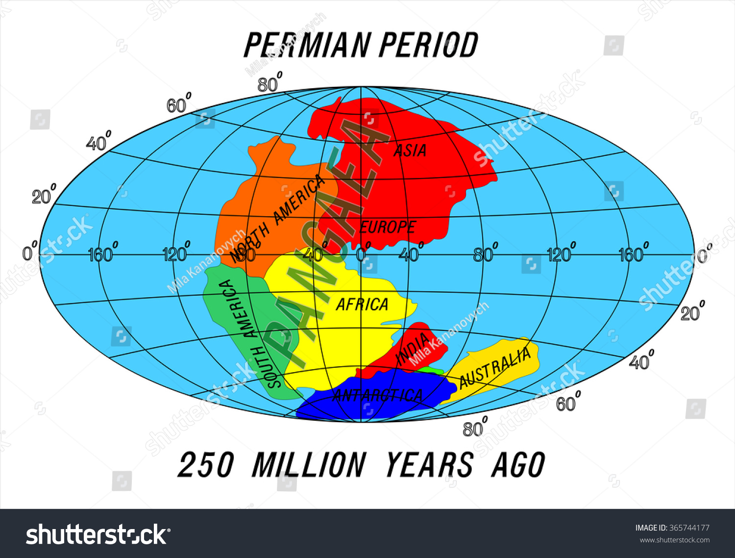 Permian Period Map