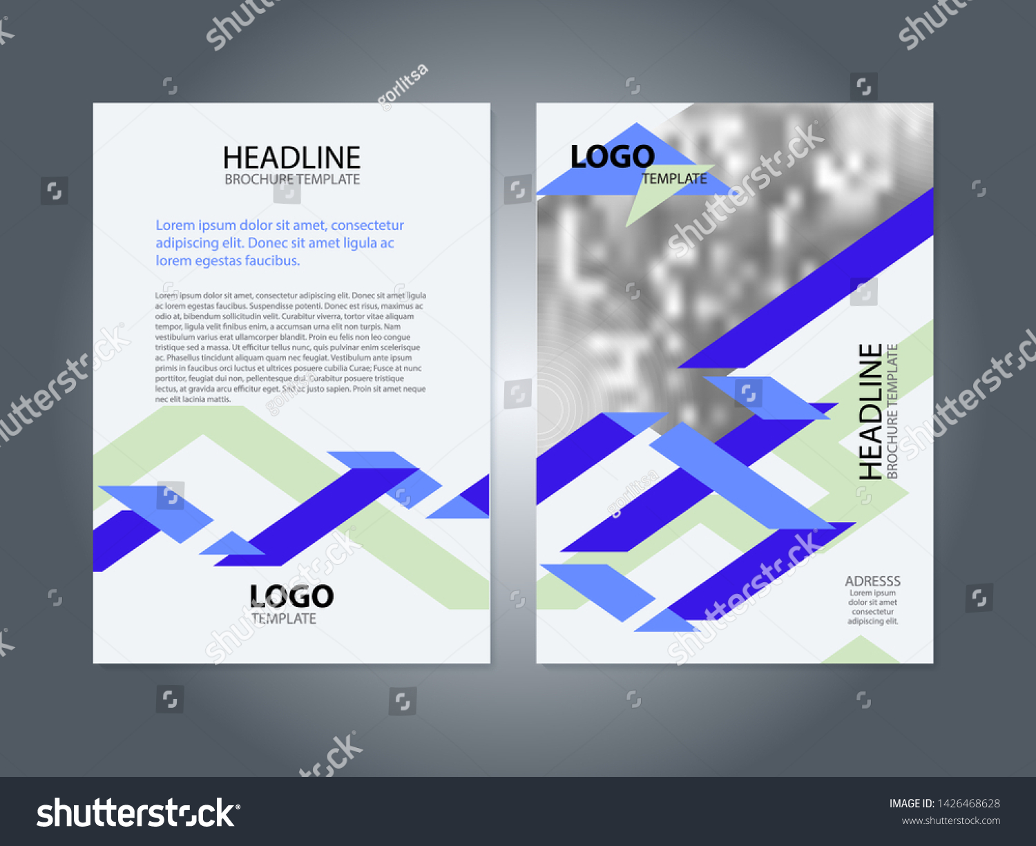 Poster Flyer Pamphlet Brochure Cover Design Stock Vector (Royalty Free ...