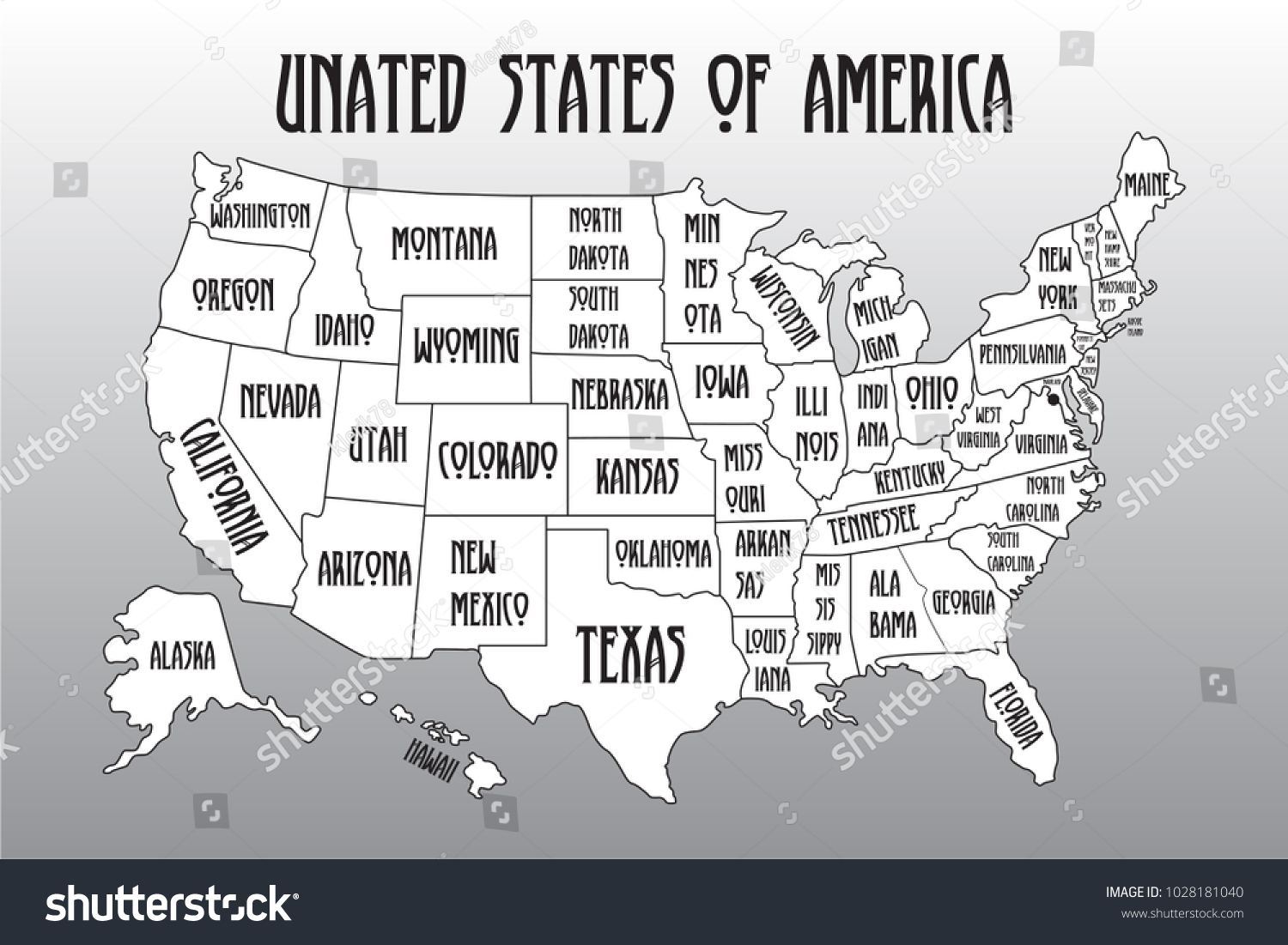 Details about   50 Laminated Black and White States of the United States of America Flashcards. 