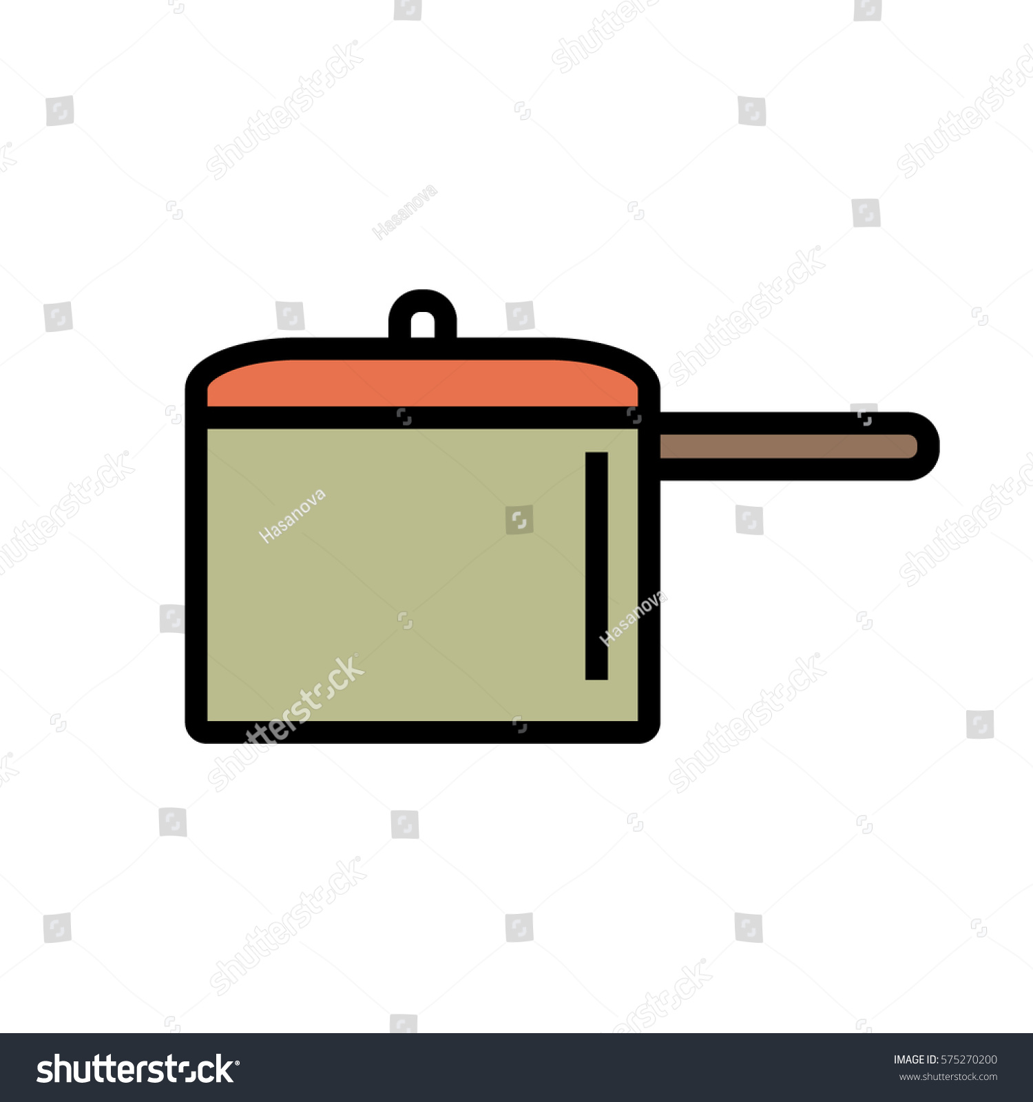 Pot Vector Stock Vector (Royalty Free) 575270200 | Shutterstock